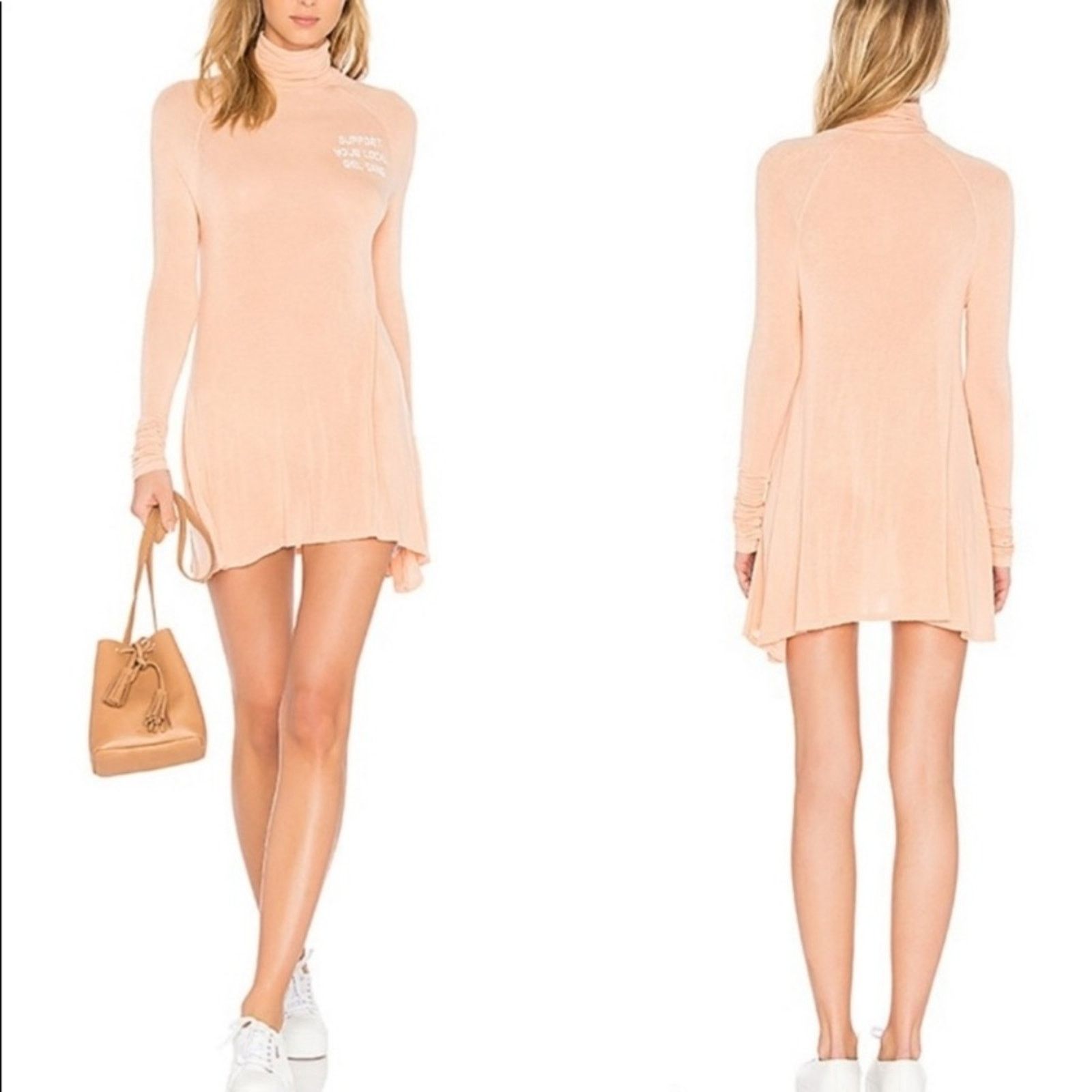 Daydreamer DAYDREAM NATION “SUPPORT YOUR LOCAL GIRL GANG” Mini Dress XS Size XS / US 0-2 / IT 36-38 - 5 Thumbnail