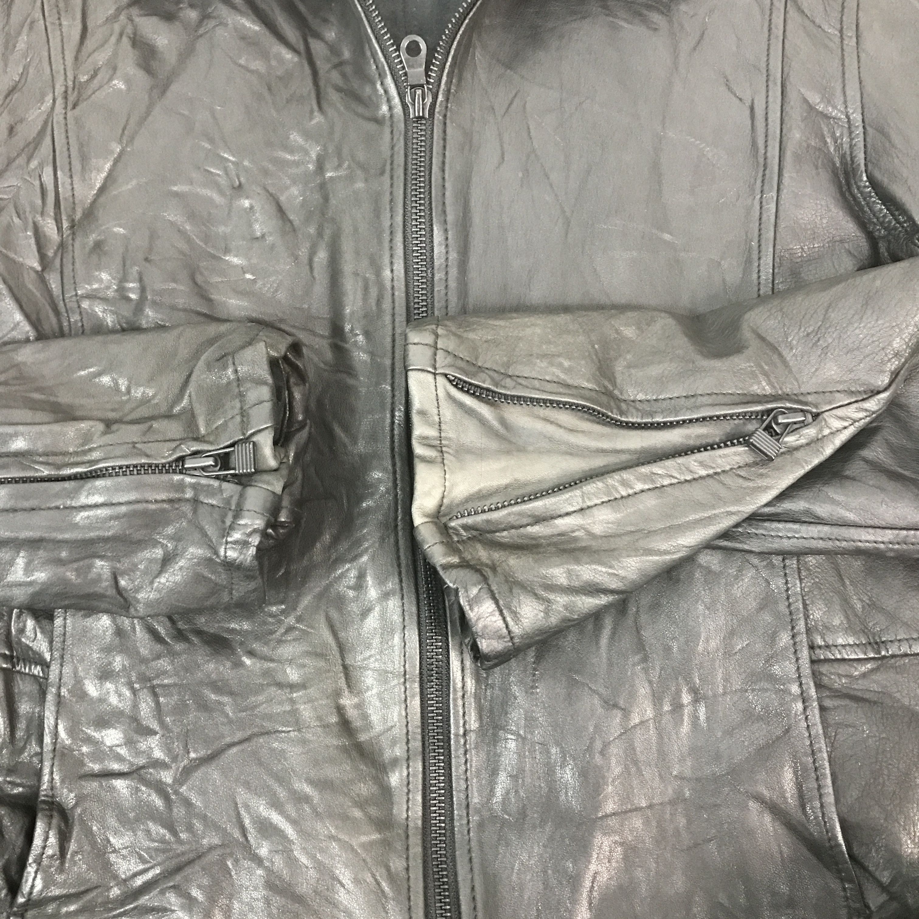 If Six Was Nine JAPANESE STYLE FLY LEATHER JACKET K69B4 Size US M / EU 48-50 / 2 - 8 Thumbnail