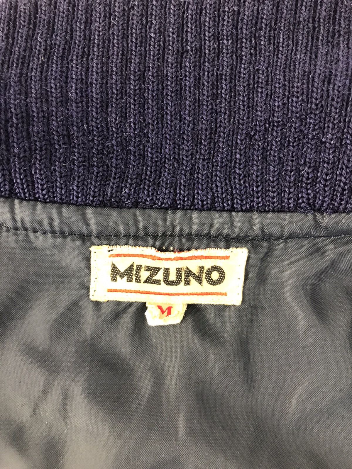 Mizuno × Vintage Vtg Mizuno Nuso Baseball Club Varsity Jacket Distressed Size US M / EU 48-50 / 2 - 13 Thumbnail