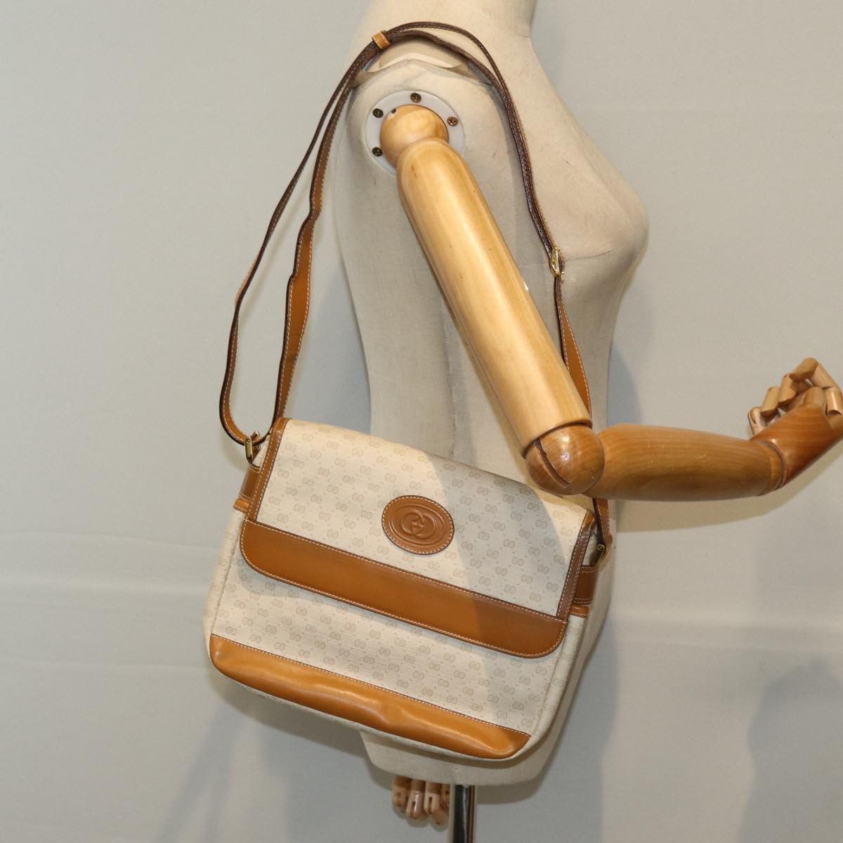 Gucci GUCCI Micro GG Supreme Shoulder Bag Pvc Beige 001 106 001 Size ONE SIZE - 22 Thumbnail