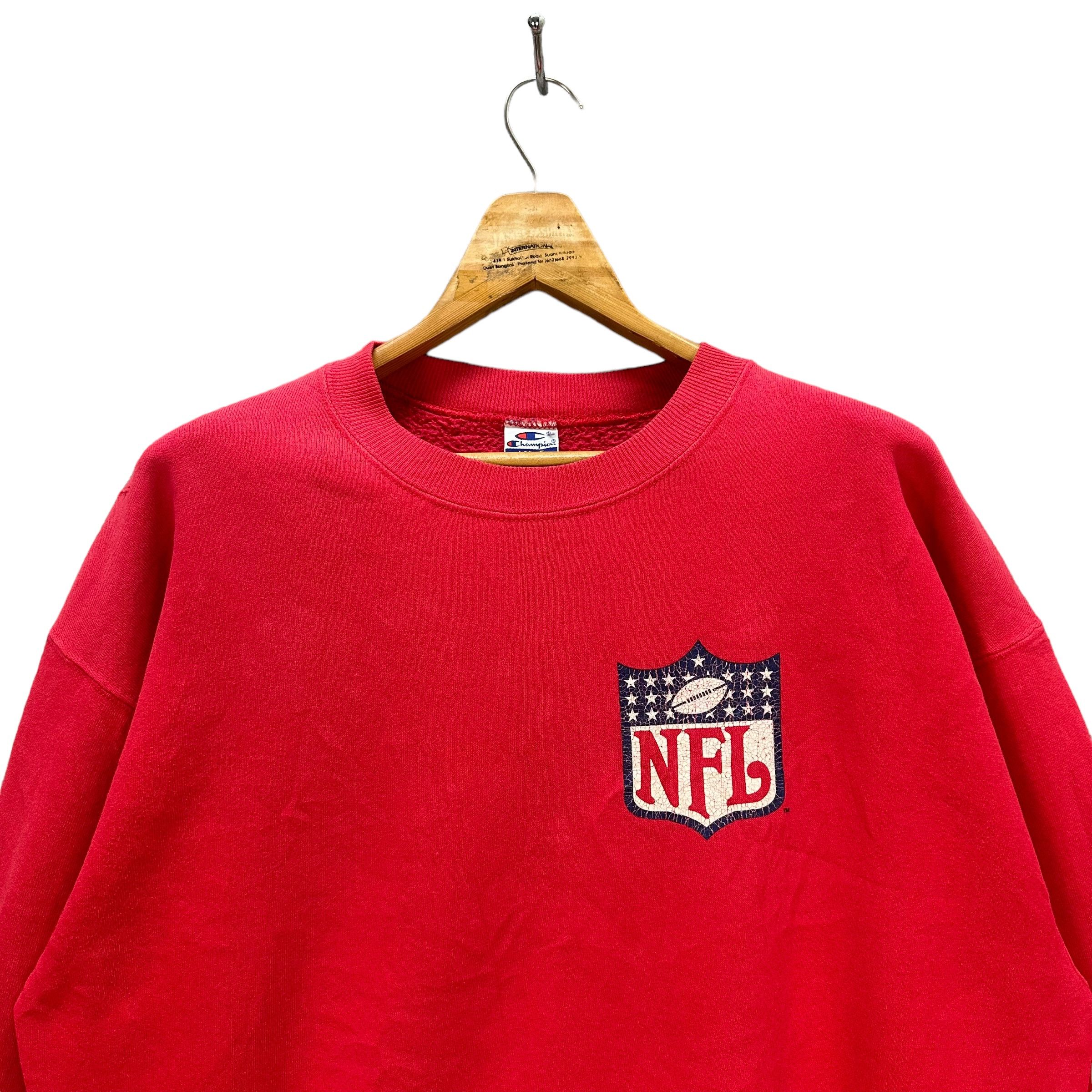 Champion VINTAGE CHAMPION NFL LOGO RED SWEATSHIRTS #8661-019 Size US L / EU 52-54 / 3 - 2 Thumbnail
