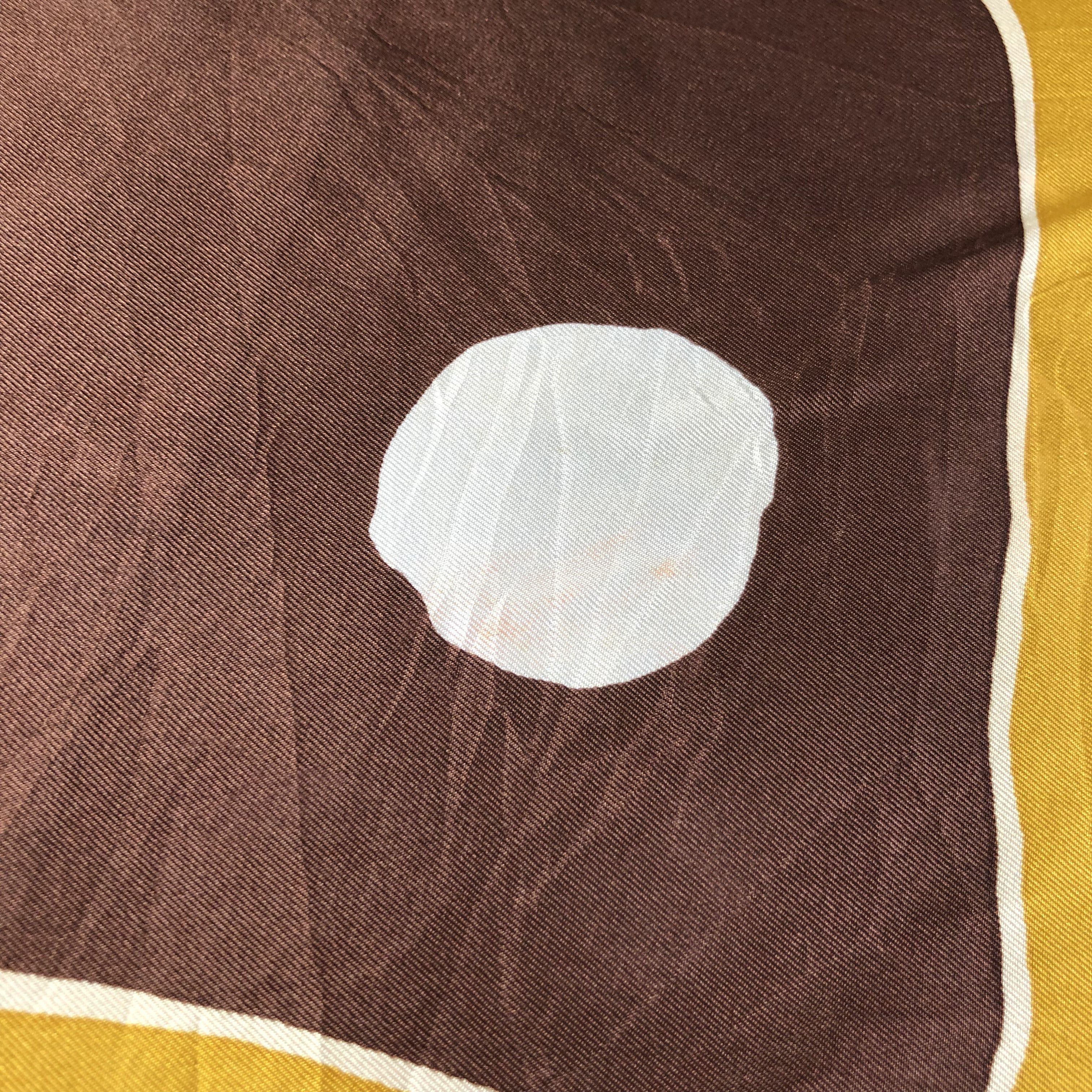 Pierre Cardin Vintage Pierre Cardin Abstract Silk Scarf M690 Size ONE SIZE - 8 Thumbnail