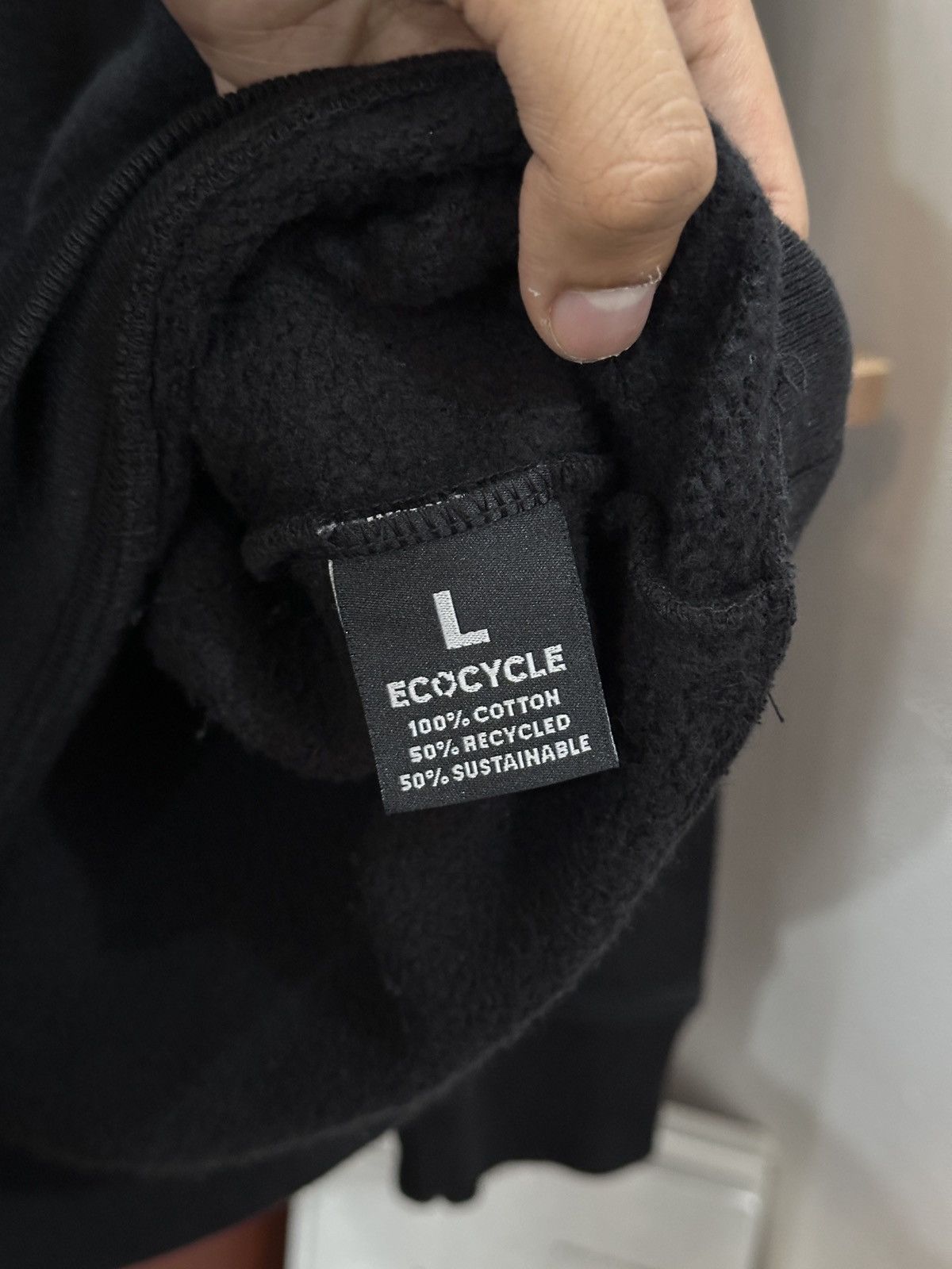 Japanese Brand Big Love Record Logo crewneck "Black" - L Size US L / EU 52-54 / 3 - 5 Thumbnail