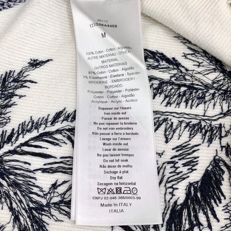 Dior Dior White jungle print cotton hooded drawstring short-sle Size M / US 6-8 / IT 42-44 - 7 Thumbnail