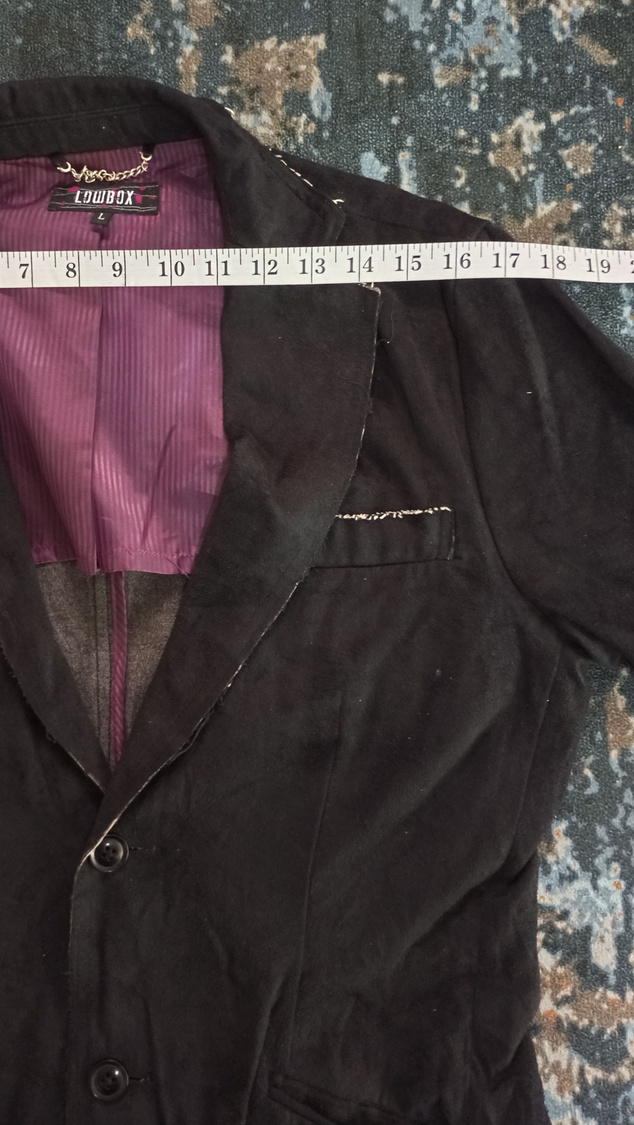 LOWBOX Low Box Suede Blazer ifsixwasnine lgb style Size US M / EU 48-50 / 2 - 12 Thumbnail