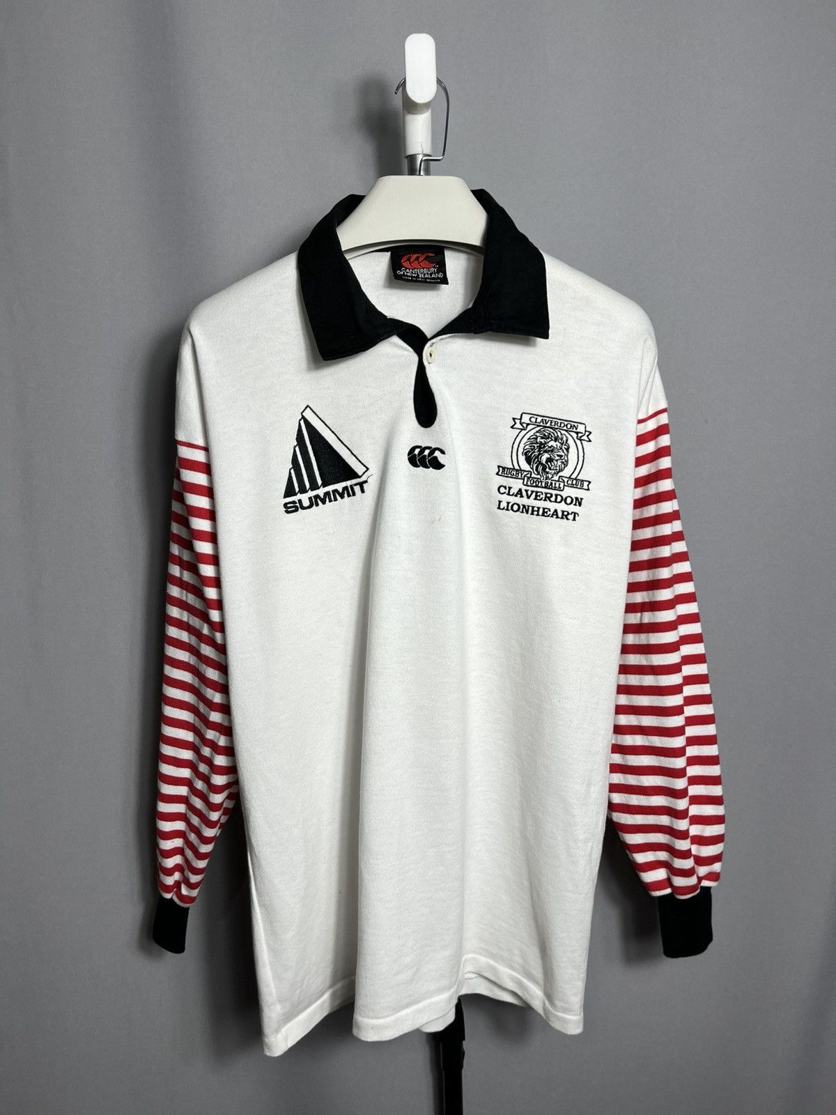 Canterbury of New Zealand Claverdon RFC Canterbury vintage lionheart 1990s long sleeve Size US L / EU 52-54 / 3 - 1 Thumbnail