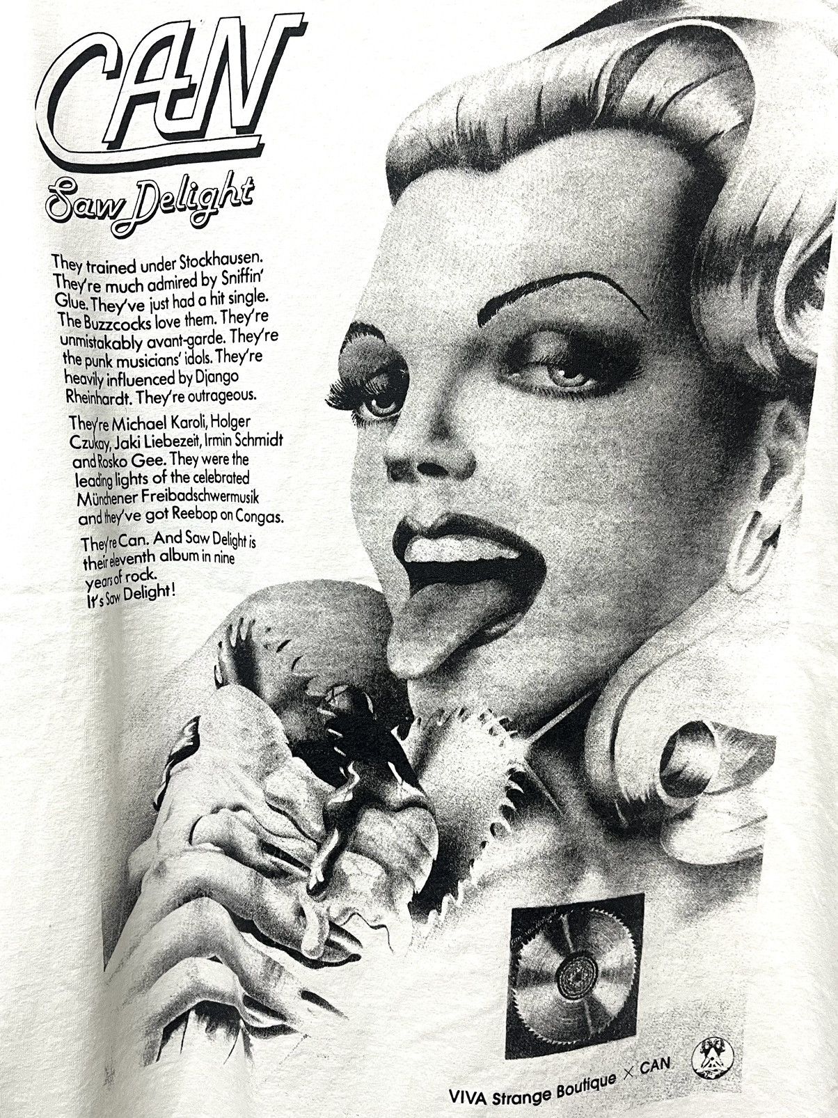 Band Tees × Vintage Vintage 00’s Can Saw Delight Promo Album Experimental Size US XL / EU 56 / 4 - 2 Thumbnail