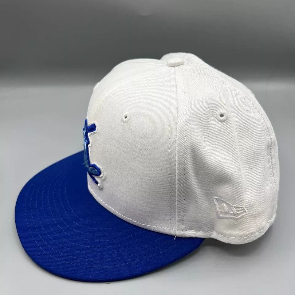New Era St. Louis Cardinals Hat Men 7 5/8 White Blue MLB Fitted Cap Size ONE SIZE - 3 Thumbnail