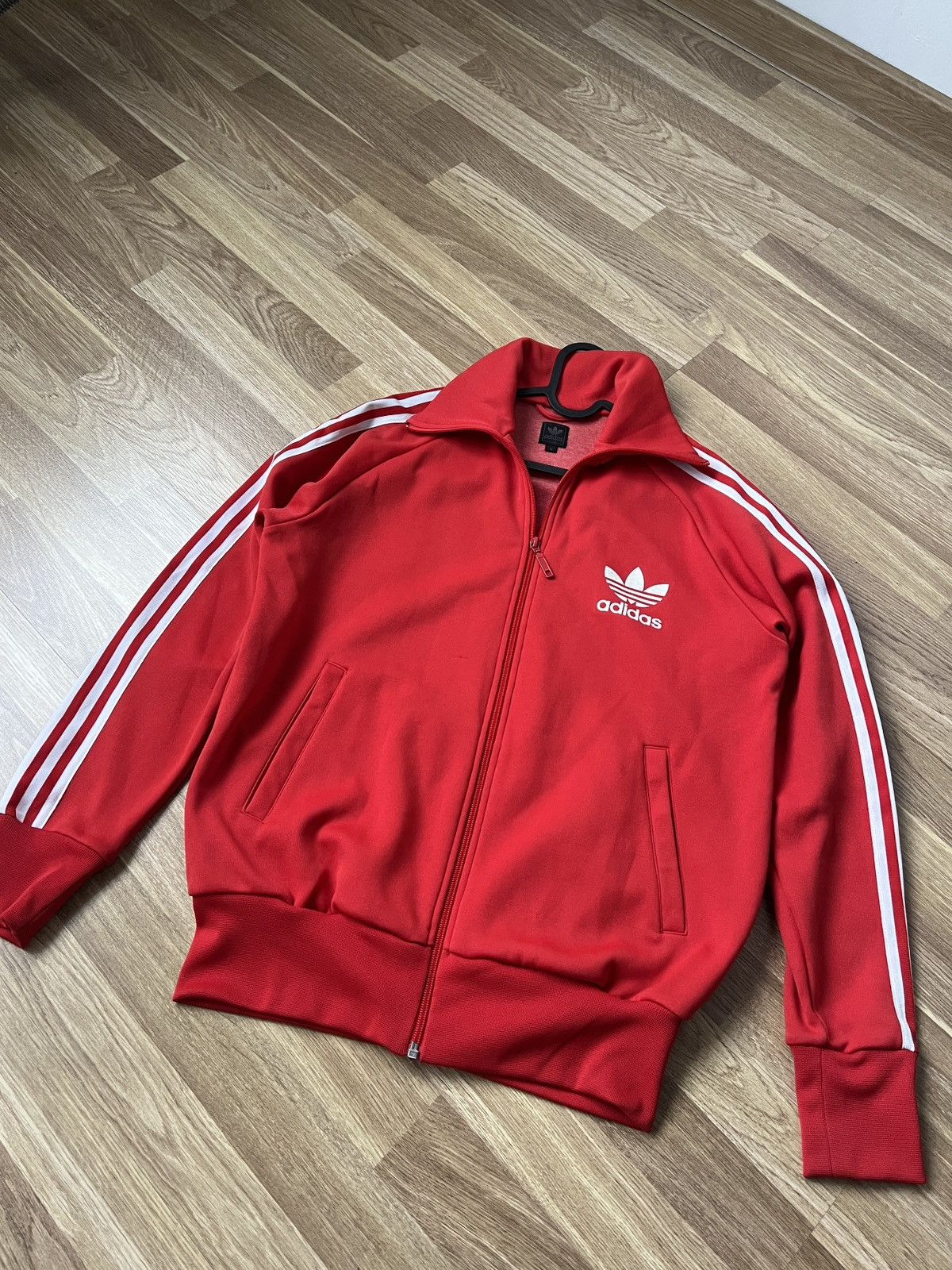 Adidas Adidas Originals Classic Men's Red Full Zip Track Jacket M Size US M / EU 48-50 / 2 - 12 Thumbnail