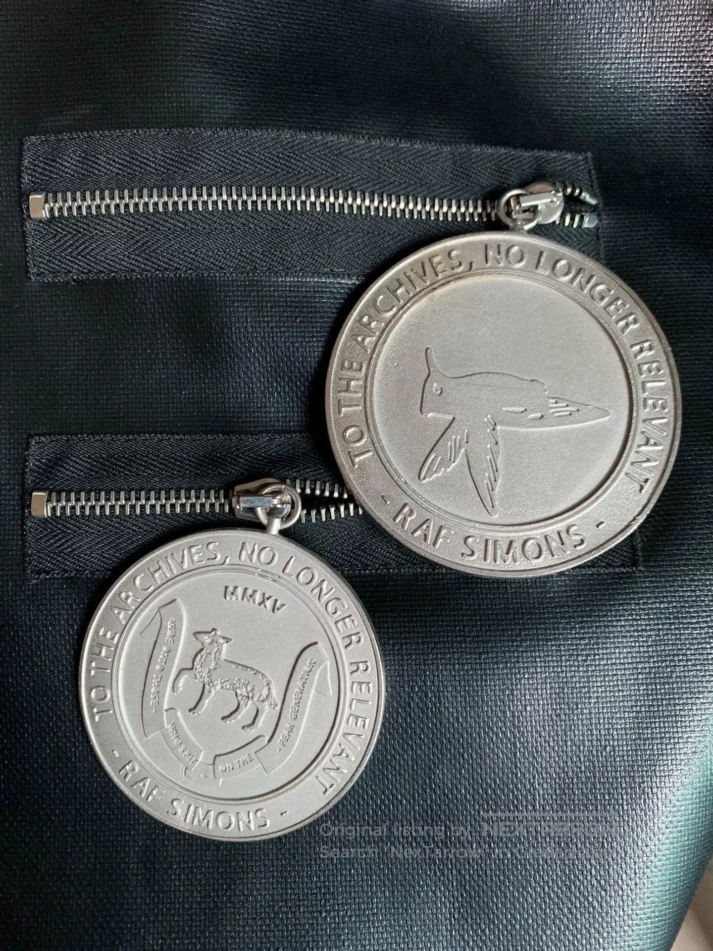 Raf Simons RAF SIMONS Silver Medal Trench Coat. Size US S / EU 44-46 / 1 - 3 Thumbnail