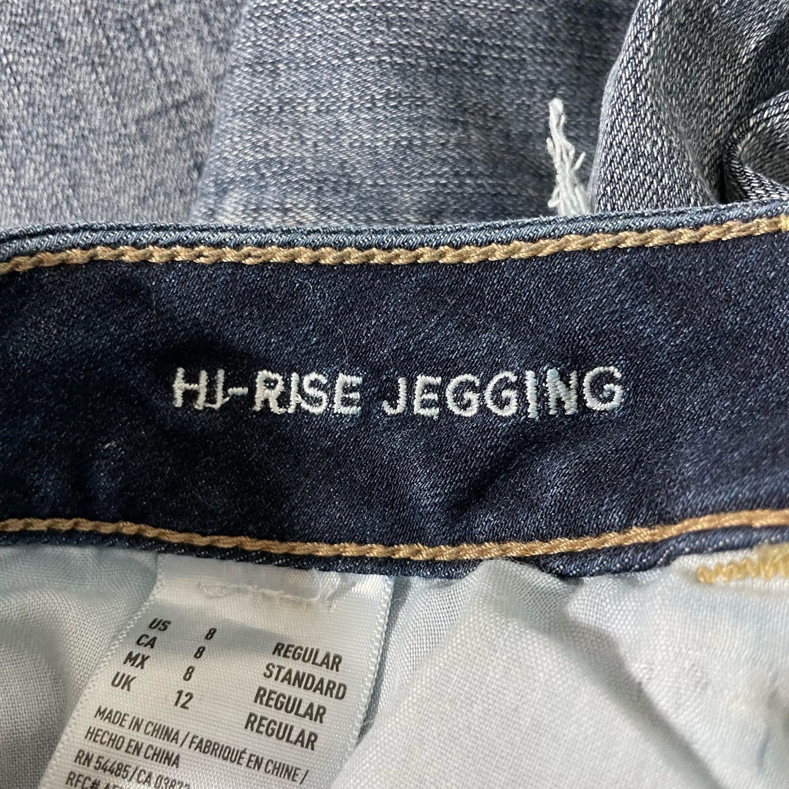 American Eagle Outfitters American Eagle Women's Distressed Hi-Rise Jegging Jeans - 8 Size 30" / US 8 / IT 44 - 6 Thumbnail