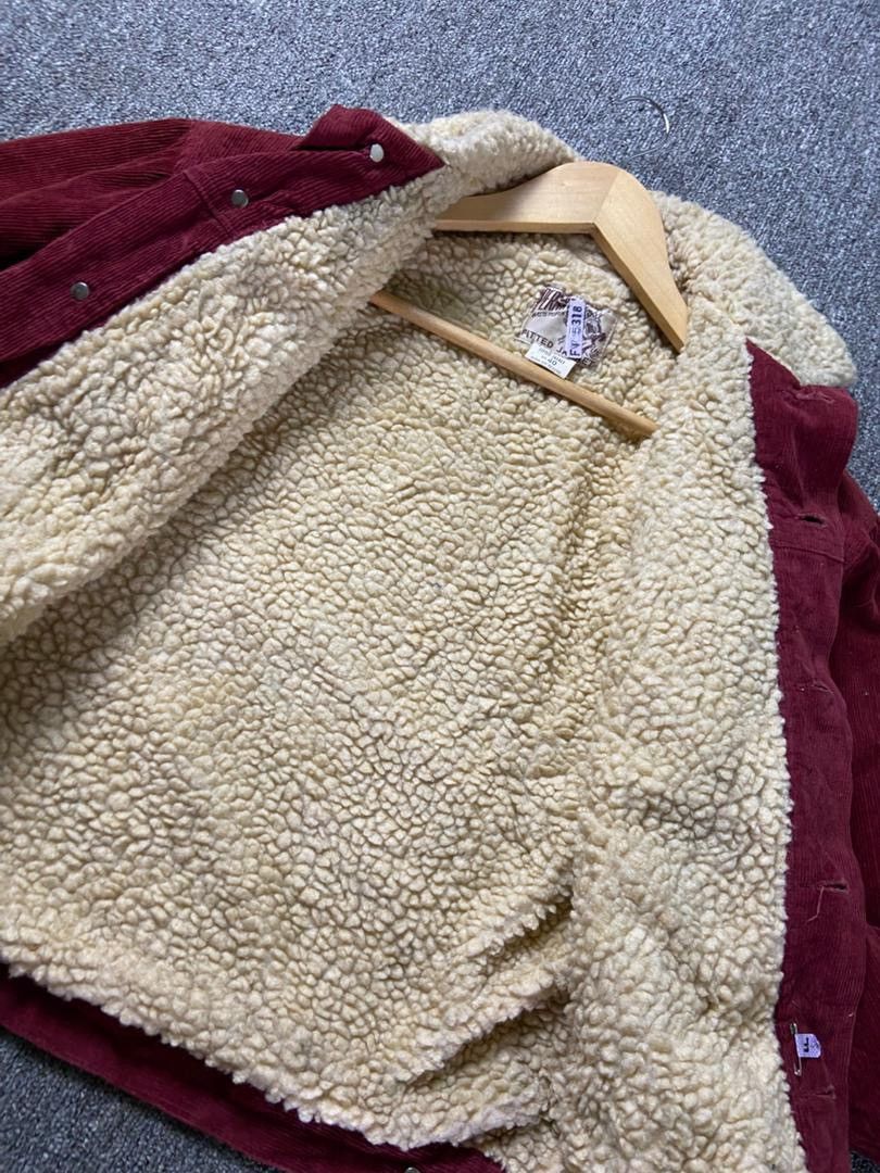 Japanese Brand Permit Western Corduroy Jacket with Sherpa Lining (205) Size US XXS / EU 40 - 5 Thumbnail
