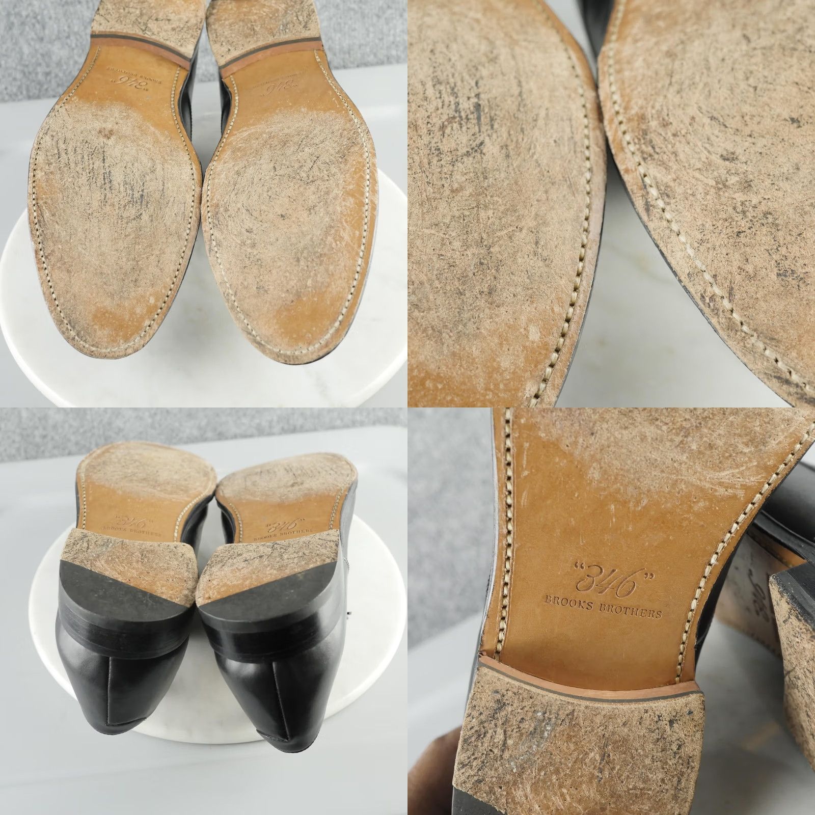 Brooks Brothers Brooks Brothers Shoes Mens 11 D Black Leather Cap Toe Dress Oxford 5229 Size ONE SIZE - 8 Thumbnail