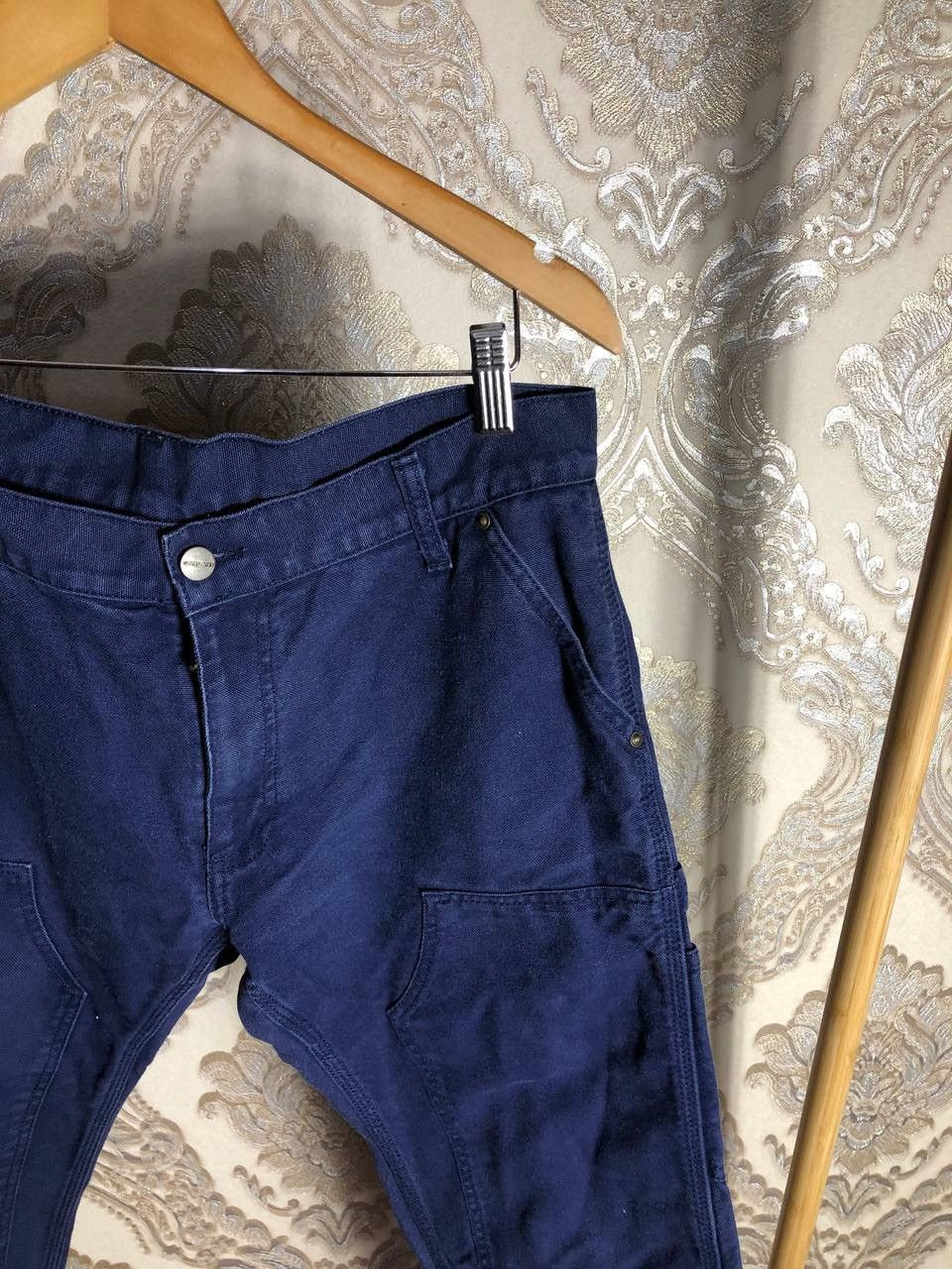 Carhartt Wip VINTAGE CARHARTT WIP LINCOLN DOUBLE DENIM JEANS RETRO 90s Size US 33 - 3 Thumbnail