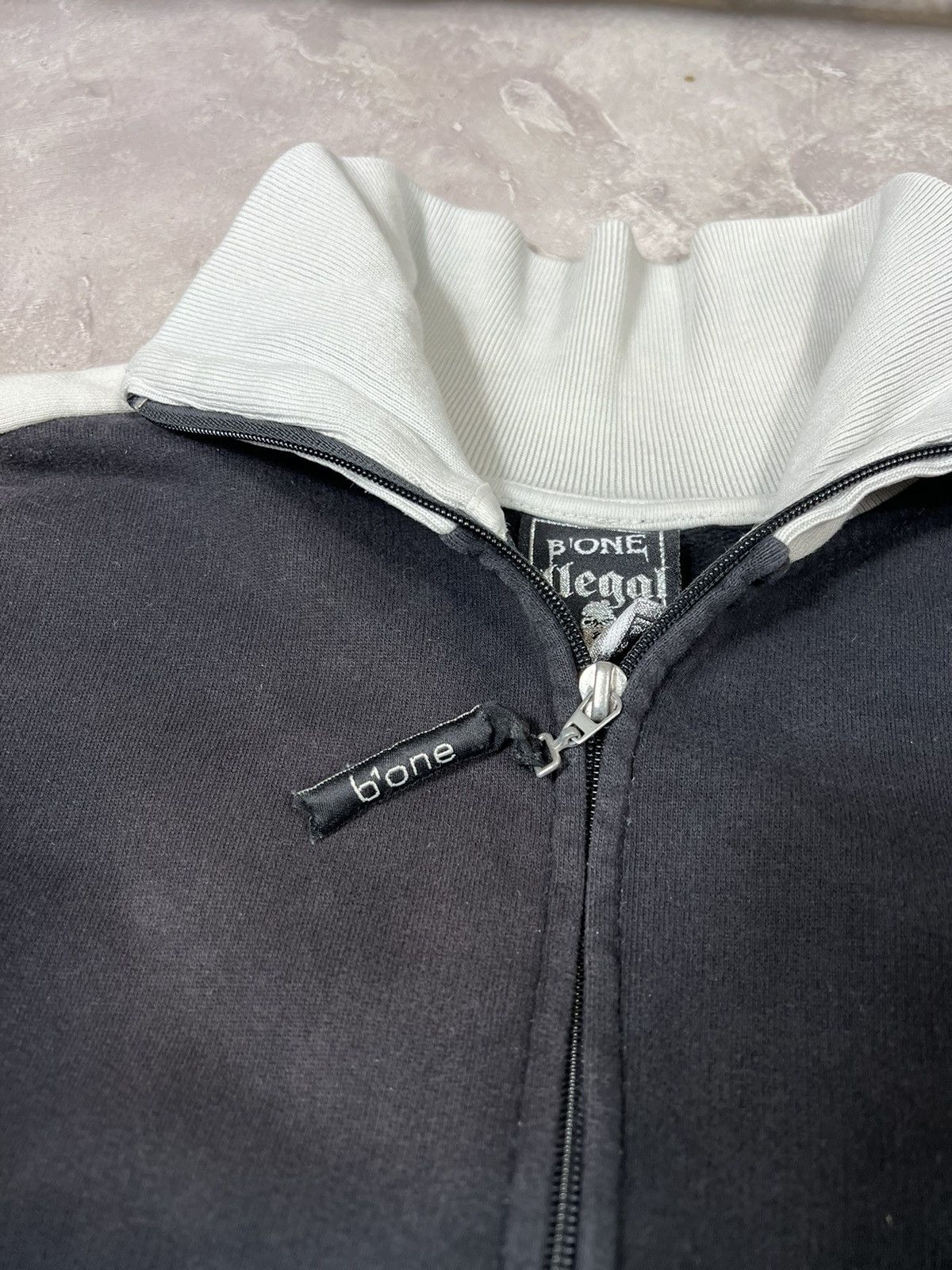 Vintage Vintage Style Bone illegal Distressed Y2k Zip jacket Size US XL / EU 56 / 4 - 4 Thumbnail