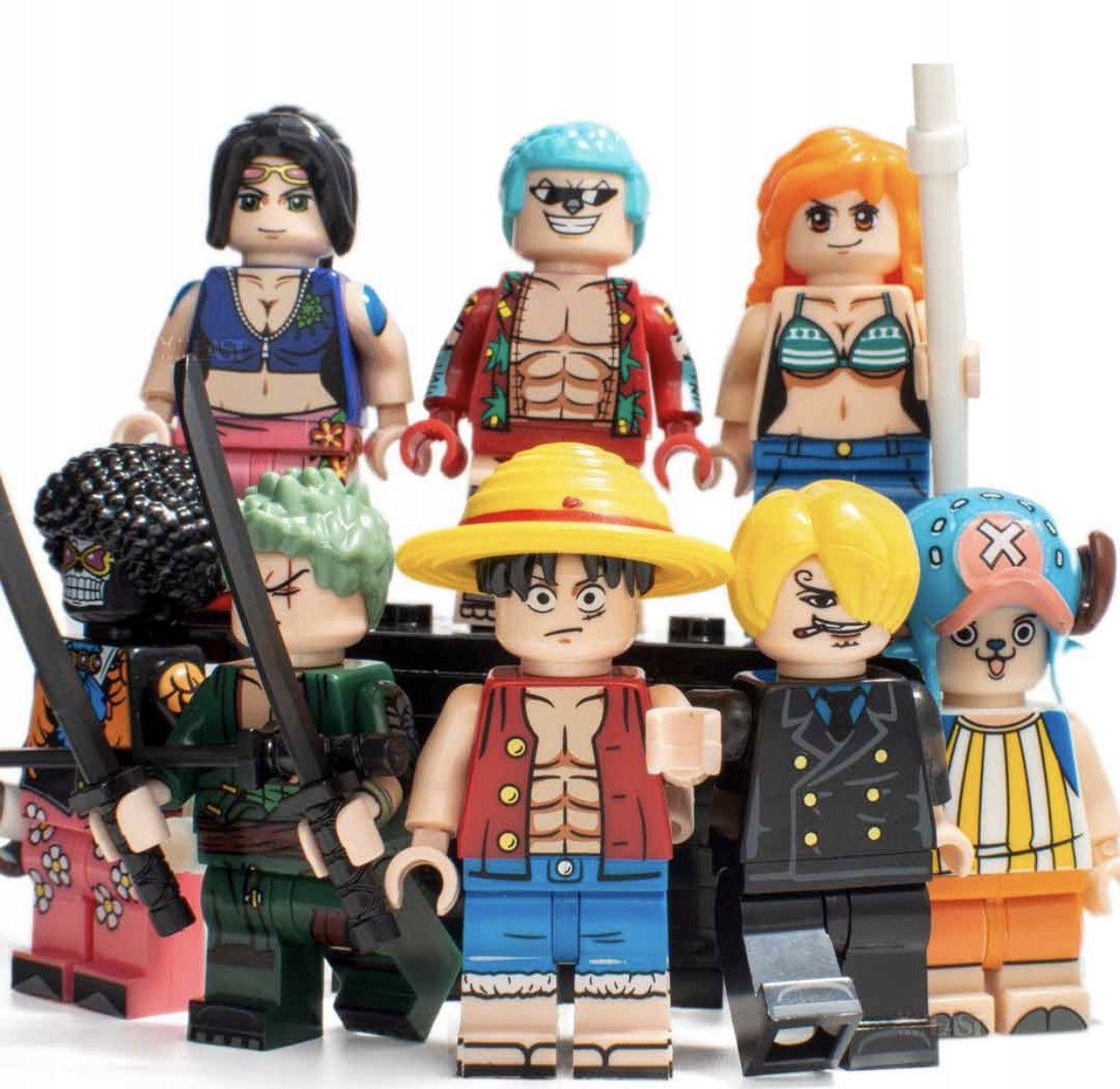 Lego One Piece custom minifigures set figure anime | Grailed