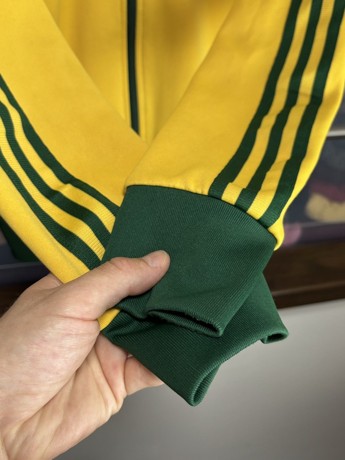 Adidas Vintage Adidas Brasil Fifa World Cup Track Zip Sweatshirt Size US S / EU 44-46 / 1 - 5 Thumbnail