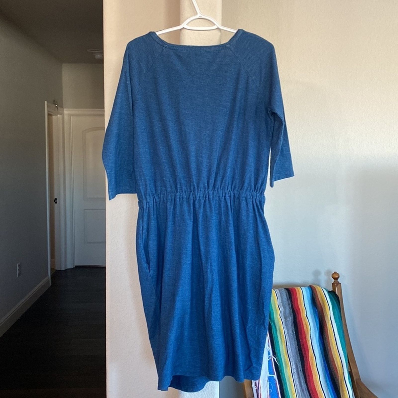 Boden Boden Peggy drawstring 3 quarter sleeve dress minimalist Size M / US 6-8 / IT 42-44 - 2 Thumbnail