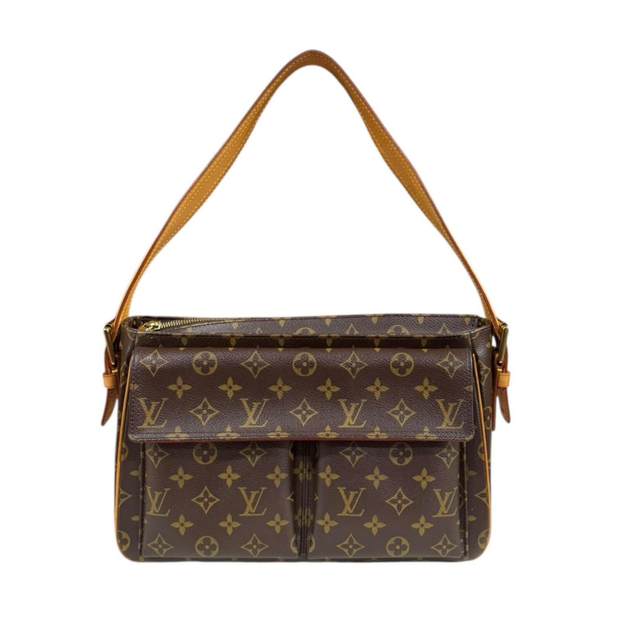 Louis Vuitton Pre-owned Louis Vuitton Viva Cite GM Monogram Shoulder Bag in Canvas (M51163) Brown. Women's. Size ONE SIZE - 1 Thumbnail