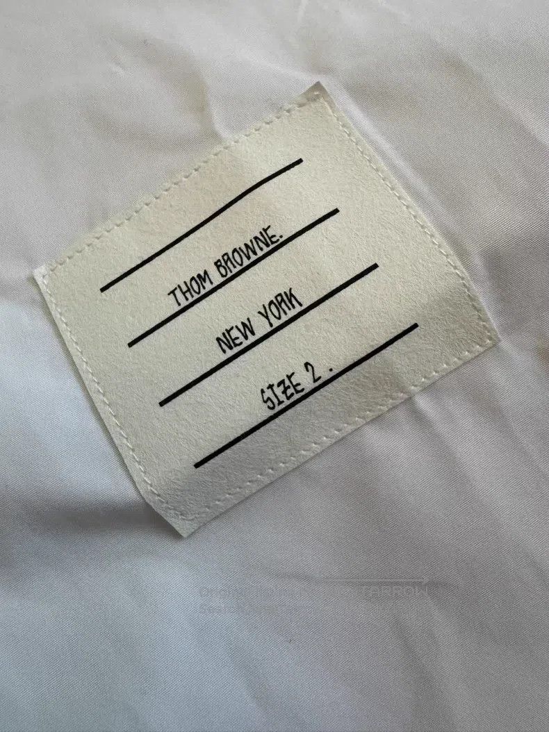 Thom Browne Thom Browne Fine Cotton Pure White Shirt Size US M / EU 48-50 / 2 - 2 Thumbnail