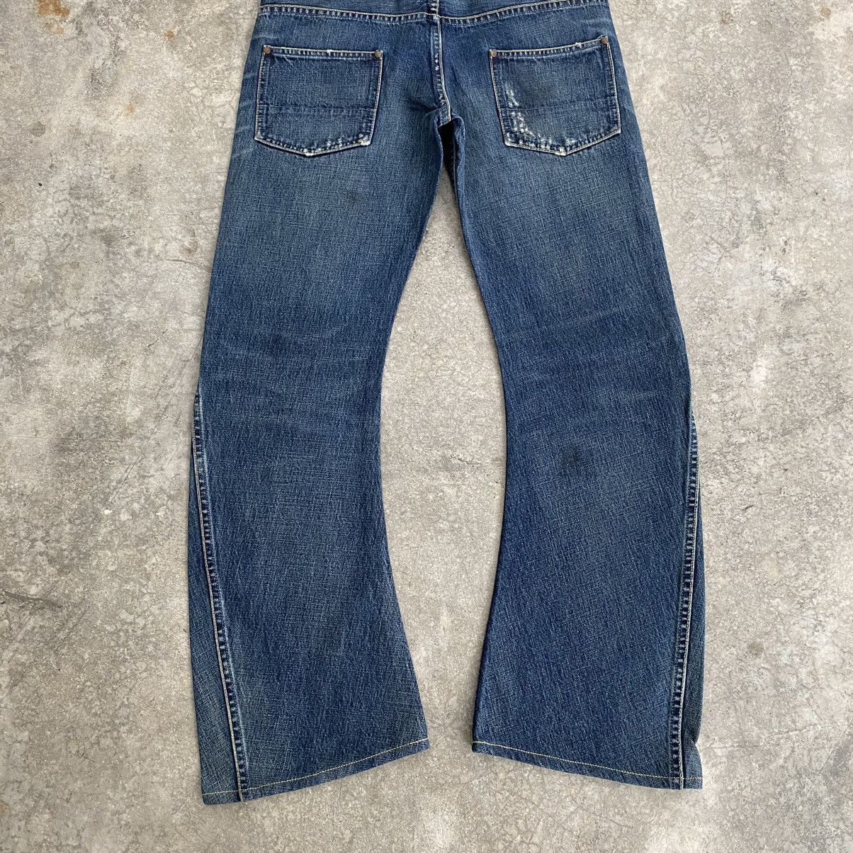 wjk 2000’s Jun Hashimoto WJK J Cut Curved Leg Flared Jeans Size US 32 / EU 48 - 11 Thumbnail