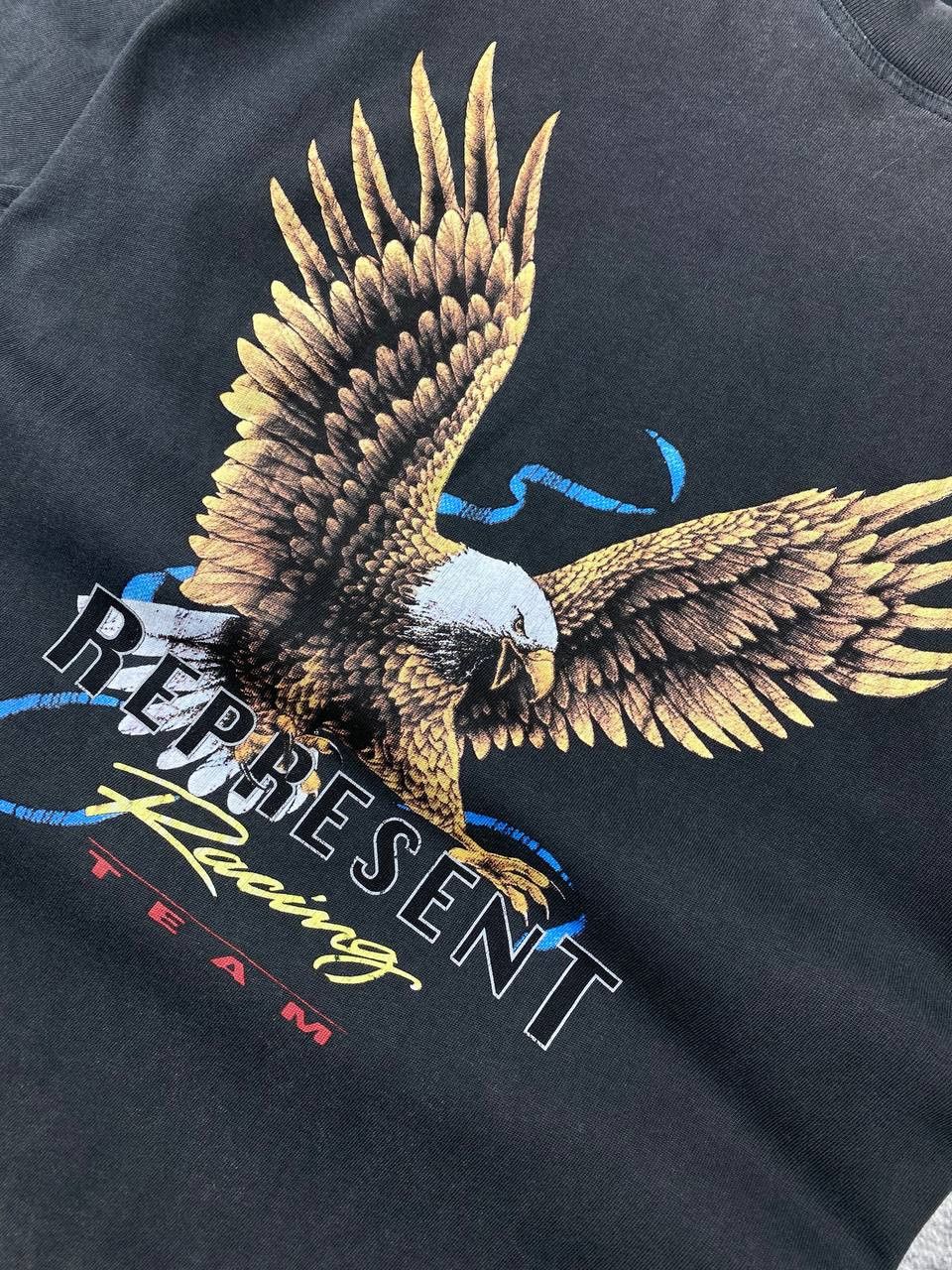 Represent Clo. Vintage Represent Racing Team Eagle T-Shirt Big Logo Men Size US M / EU 48-50 / 2 - 2 Thumbnail