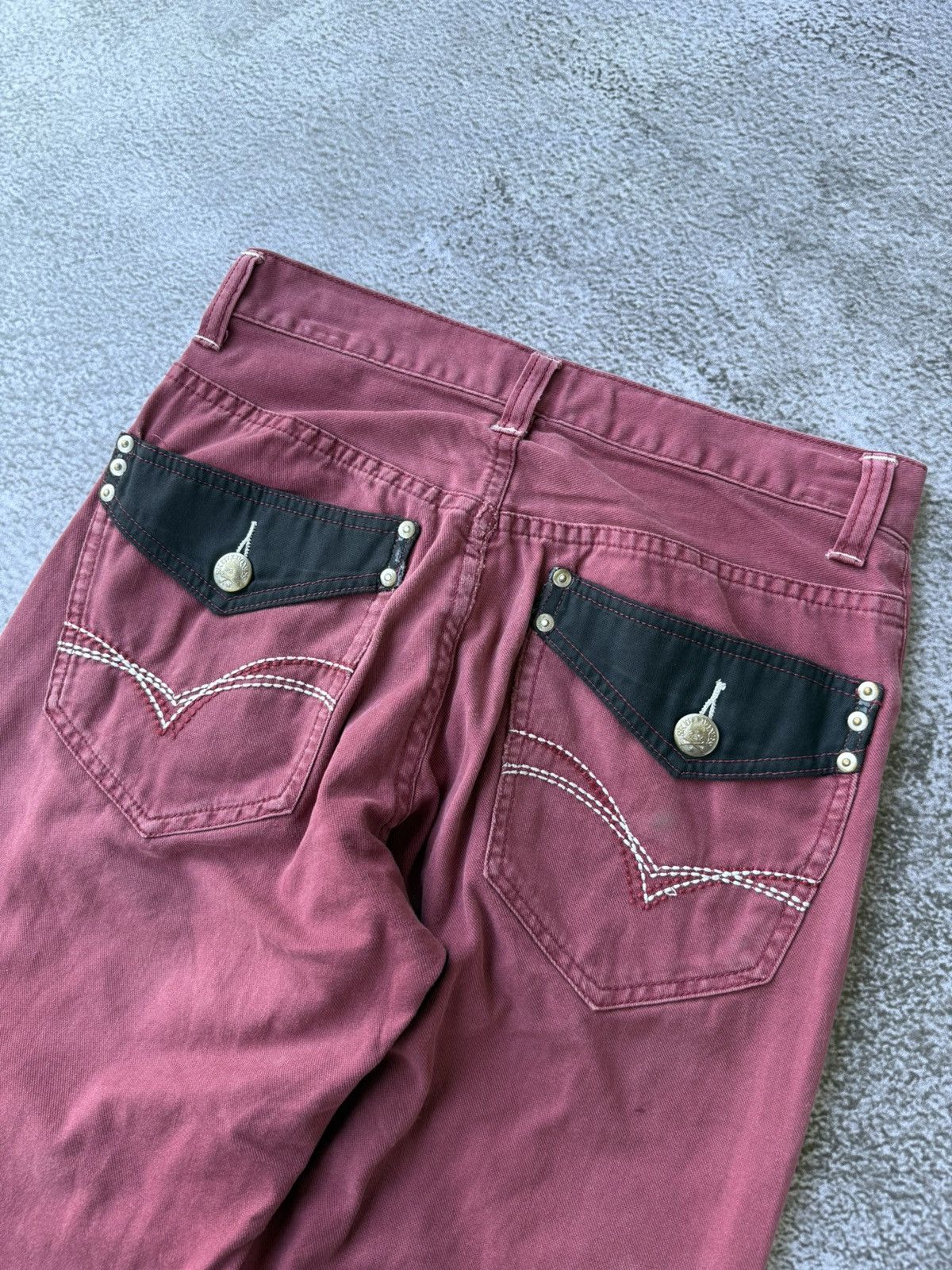 If Six Was Nine × Japanese Brand × Le Grande Bleu (L.G.B.) Wild life flared jeans pants skull button Ifsixwasnine lgb Size US 30 / EU 46 - 3 Thumbnail