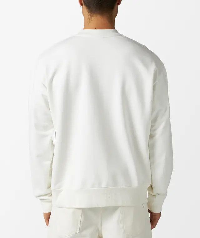 Marni o1mle1025 Logo Crewneck Sweatshirt in White Size US M / EU 48-50 / 2 - 4 Thumbnail