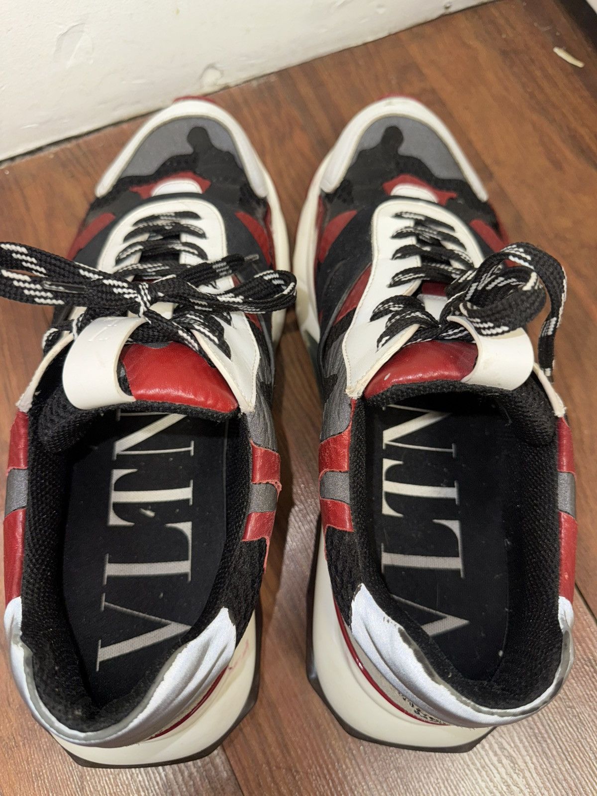Valentino Valentino Camouflage Bounce Sneakers Size US 12 / EU 45 - 4 Thumbnail