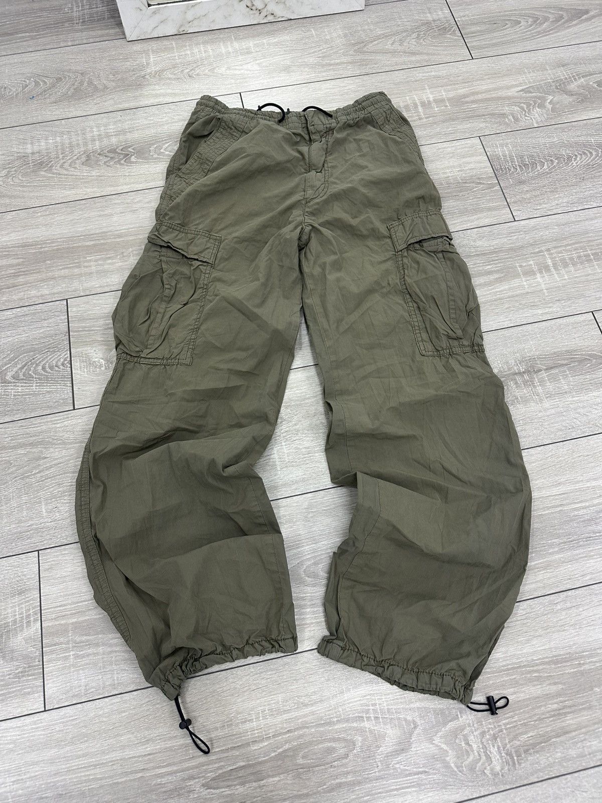 Vintage Baggy Y2K Avantgarde Cargo Pants Maharishi Style Size US 30 / EU 46 - 2 Thumbnail