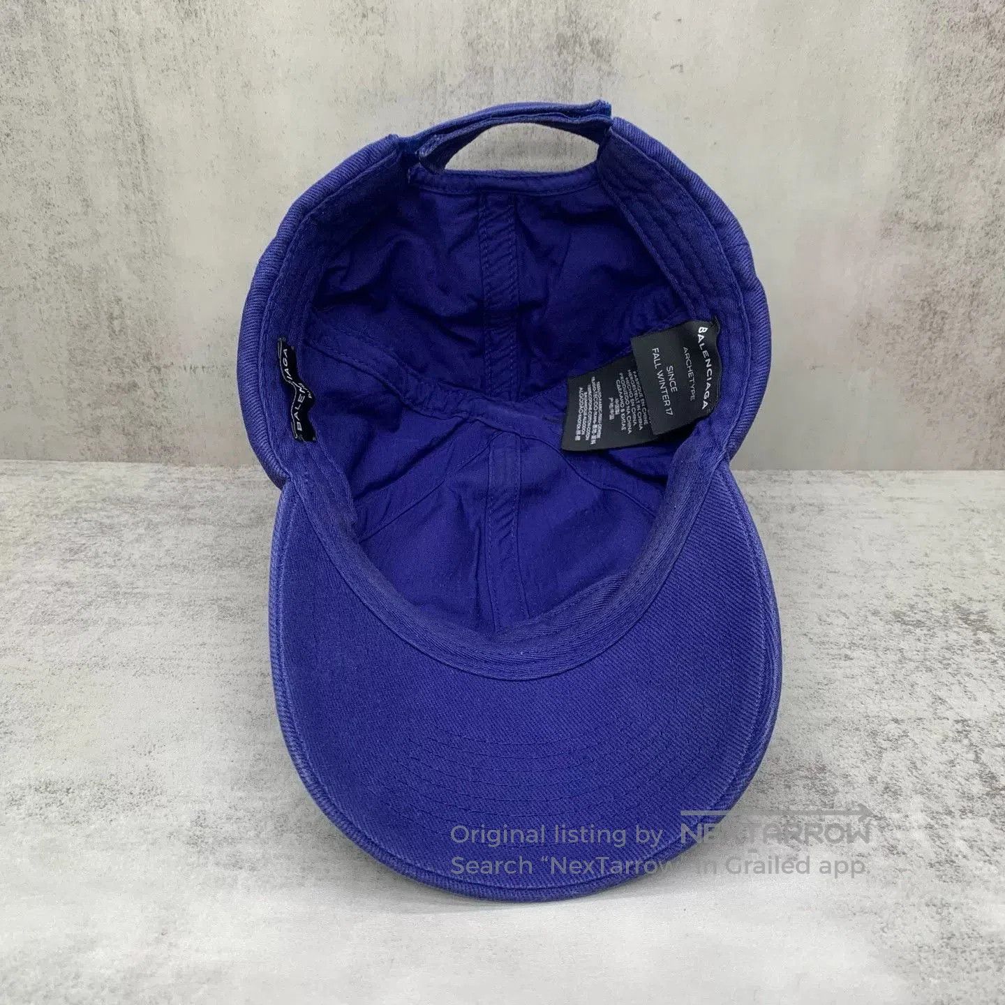 Balenciaga Balenciaga Blue Wave Logo Cap Size L. Size ONE SIZE - 7 Thumbnail