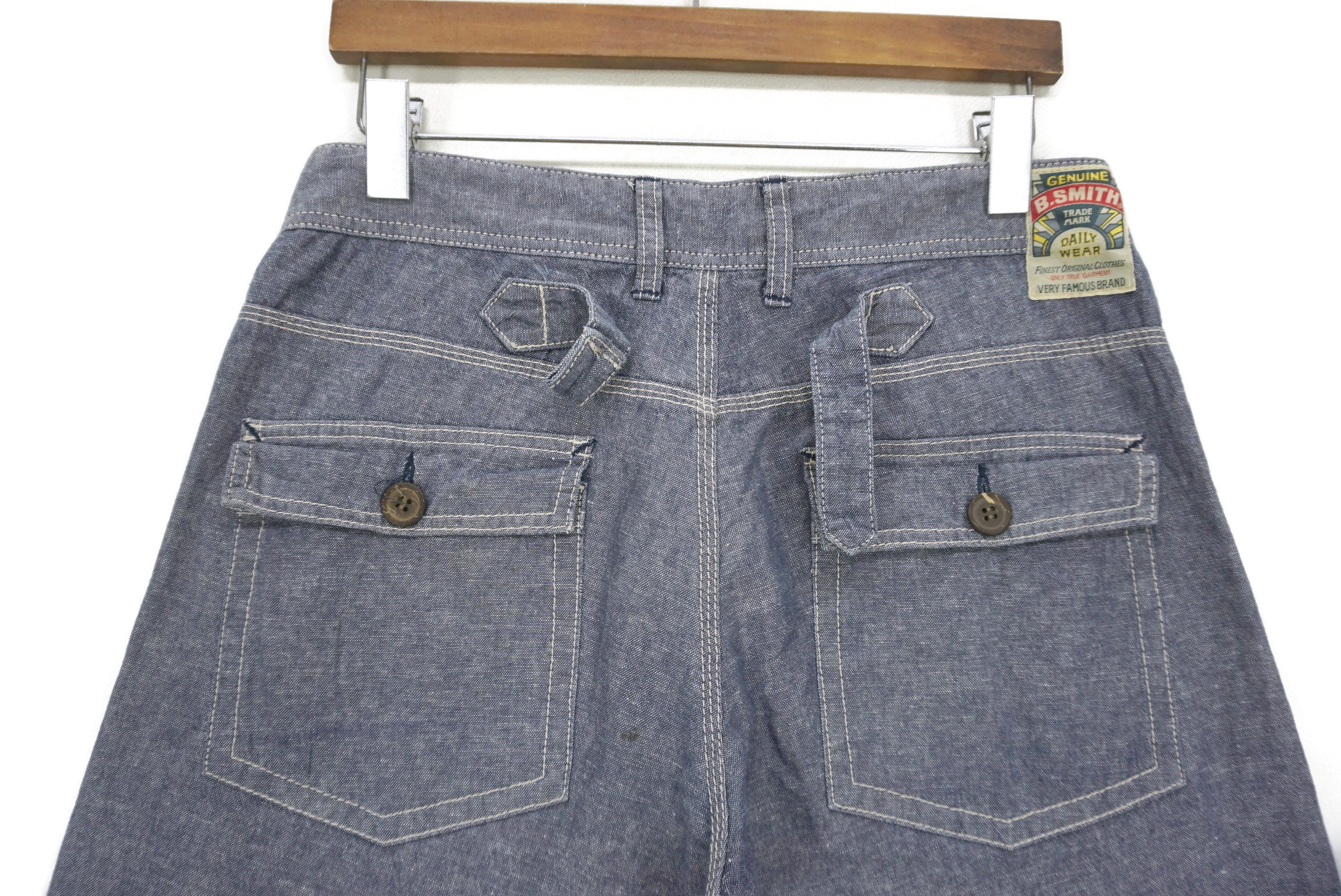 Japanese Brand Betty Smith Pants Fit W32xL31.5 SAMPLE Baker Carpenter Pants Size 29" - 11 Thumbnail
