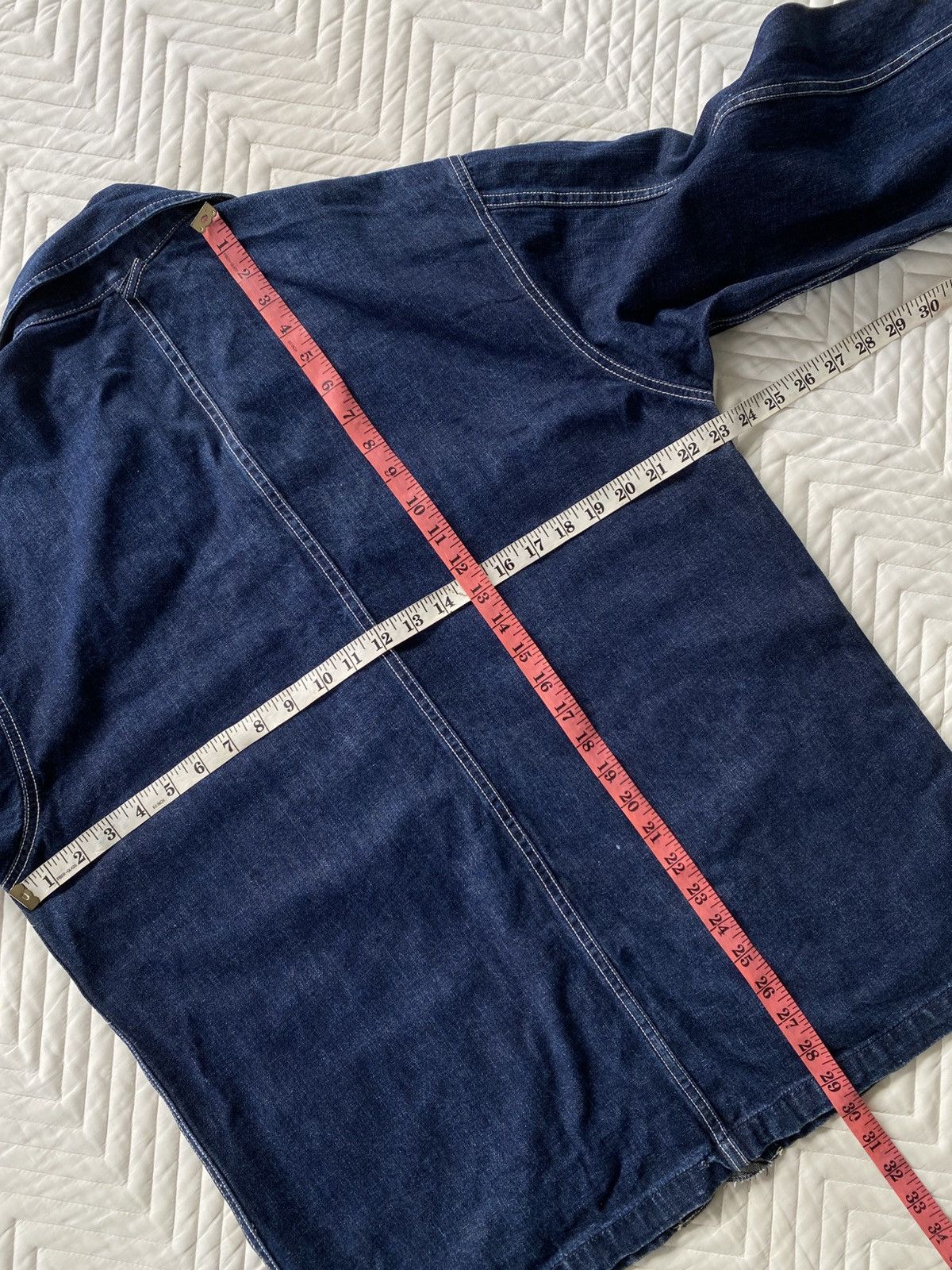 Ben Davis × Japanese Brand Ben Davis Chore Denim Jacket Size US L / EU 52-54 / 3 - 12 Thumbnail