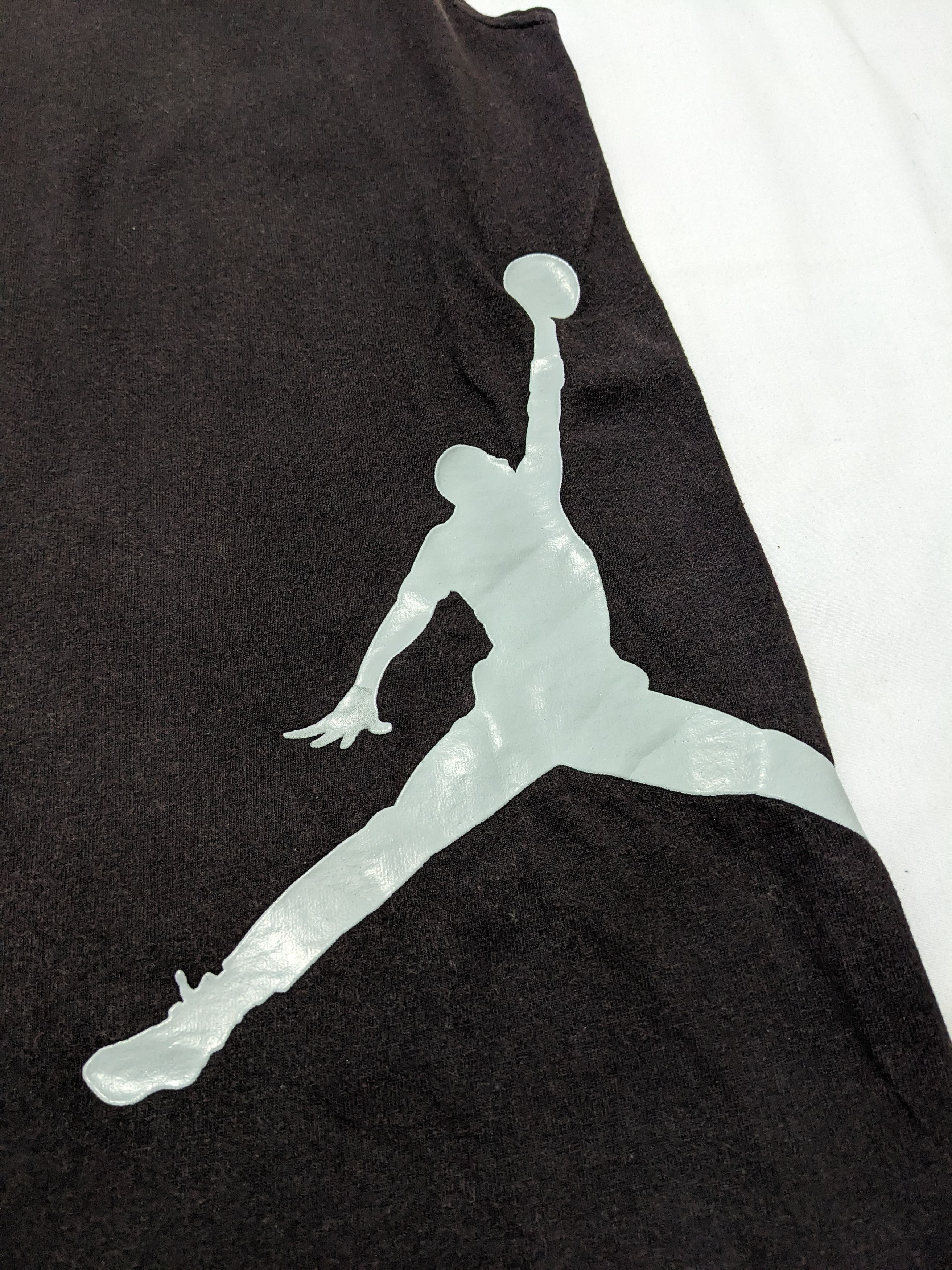 Jordan Brand × Vintage Vintage Y2K Air Jordan Sunfaded Black Tank Top Shirt Size US L / EU 52-54 / 3 - 4 Thumbnail