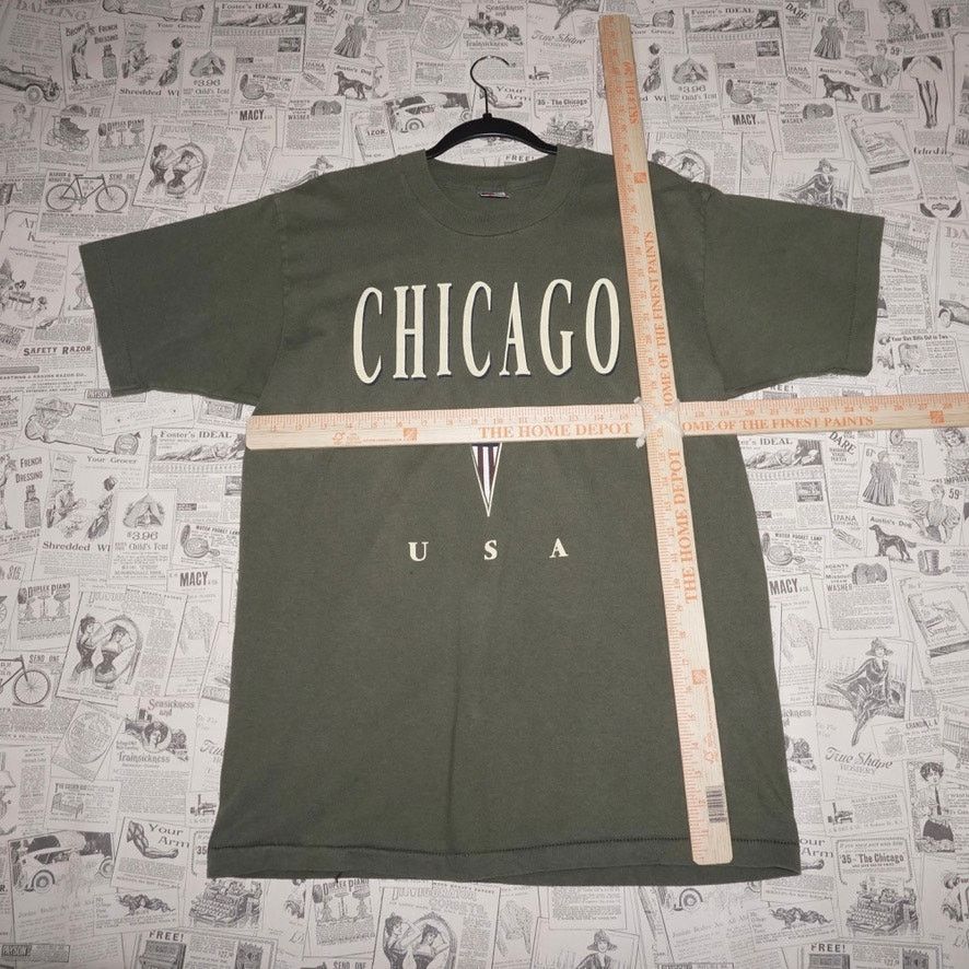 Fruit Of The Loom Large - Vintage Y2K Chicago, USA worlds fair 1990s t-shirt Size US L / EU 52-54 / 3 - 4 Thumbnail