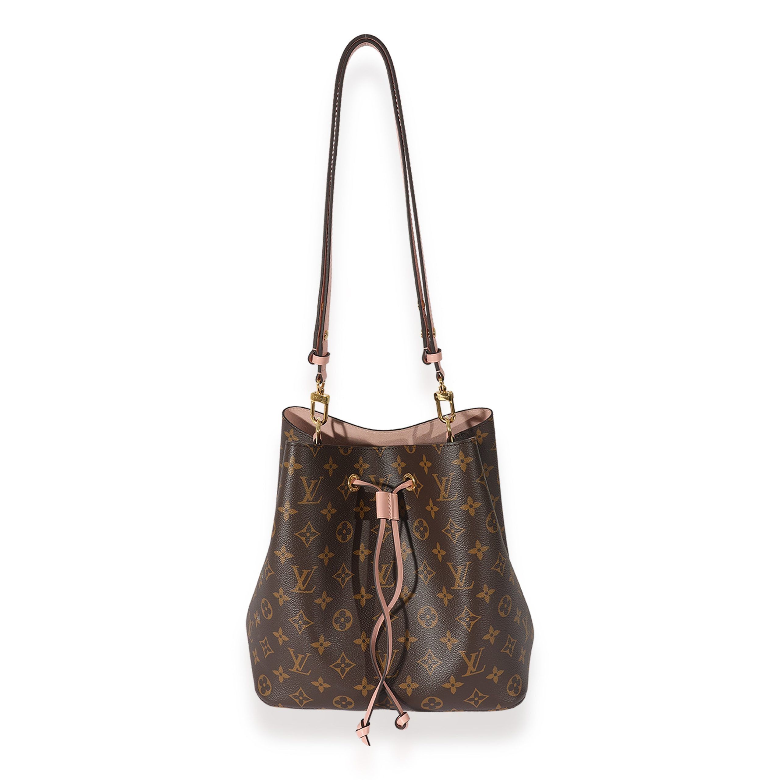 image of Louis Vuitton Canvas Monogram Neonoe in Brown, Women's