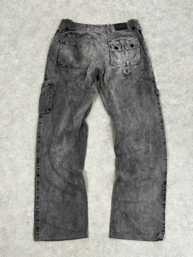 Dolce & Gabbana AW2003 Dolce & Gabbana Grey Multi-Pocket Eroded Cargo Pants Size US 32 / EU 48 - 5 Thumbnail