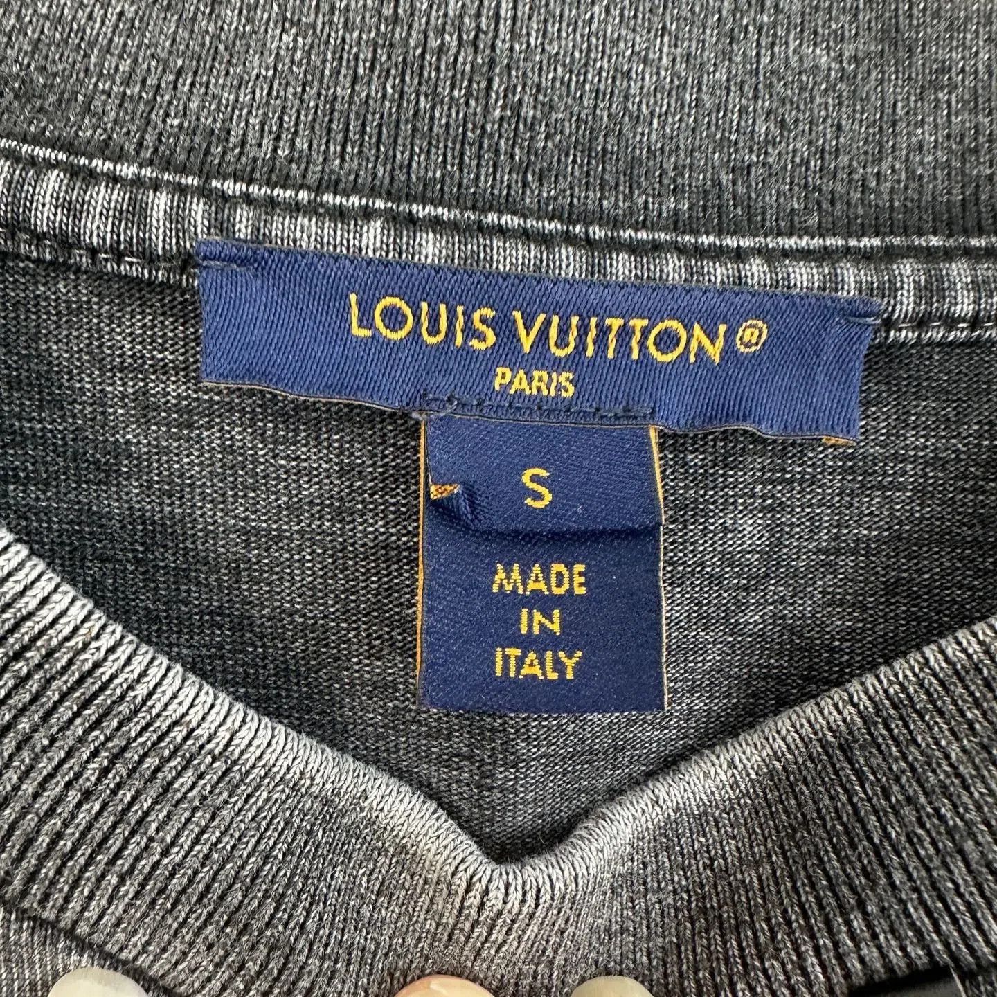 Louis Vuitton Louis Vuitton Gray Washed Waist-Cinched Dress. Size S / US 4 / IT 40 - 5 Thumbnail