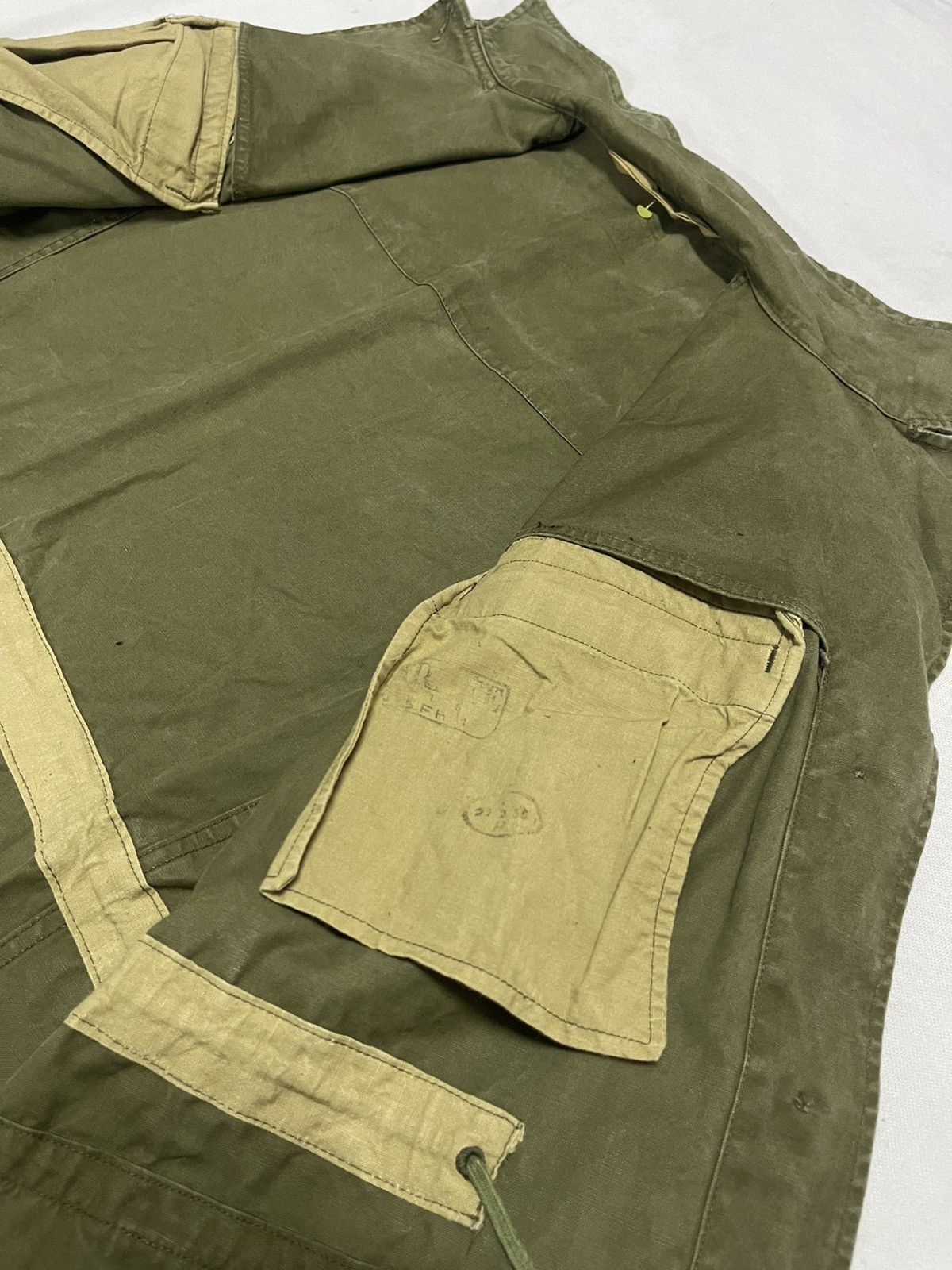 Vintage Vintage 50s French M47 Army Military Field Jacket Men's Size US S / EU 44-46 / 1 - 10 Thumbnail