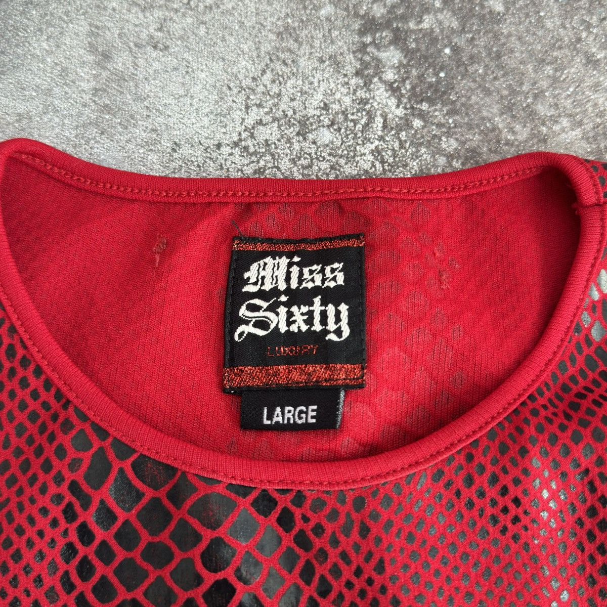 Miss Sixty × Vintage Miss Sixty Vintage Tank Top (Jean Paul Gaultier style) Size L / US 10 / IT 46 - 8 Thumbnail