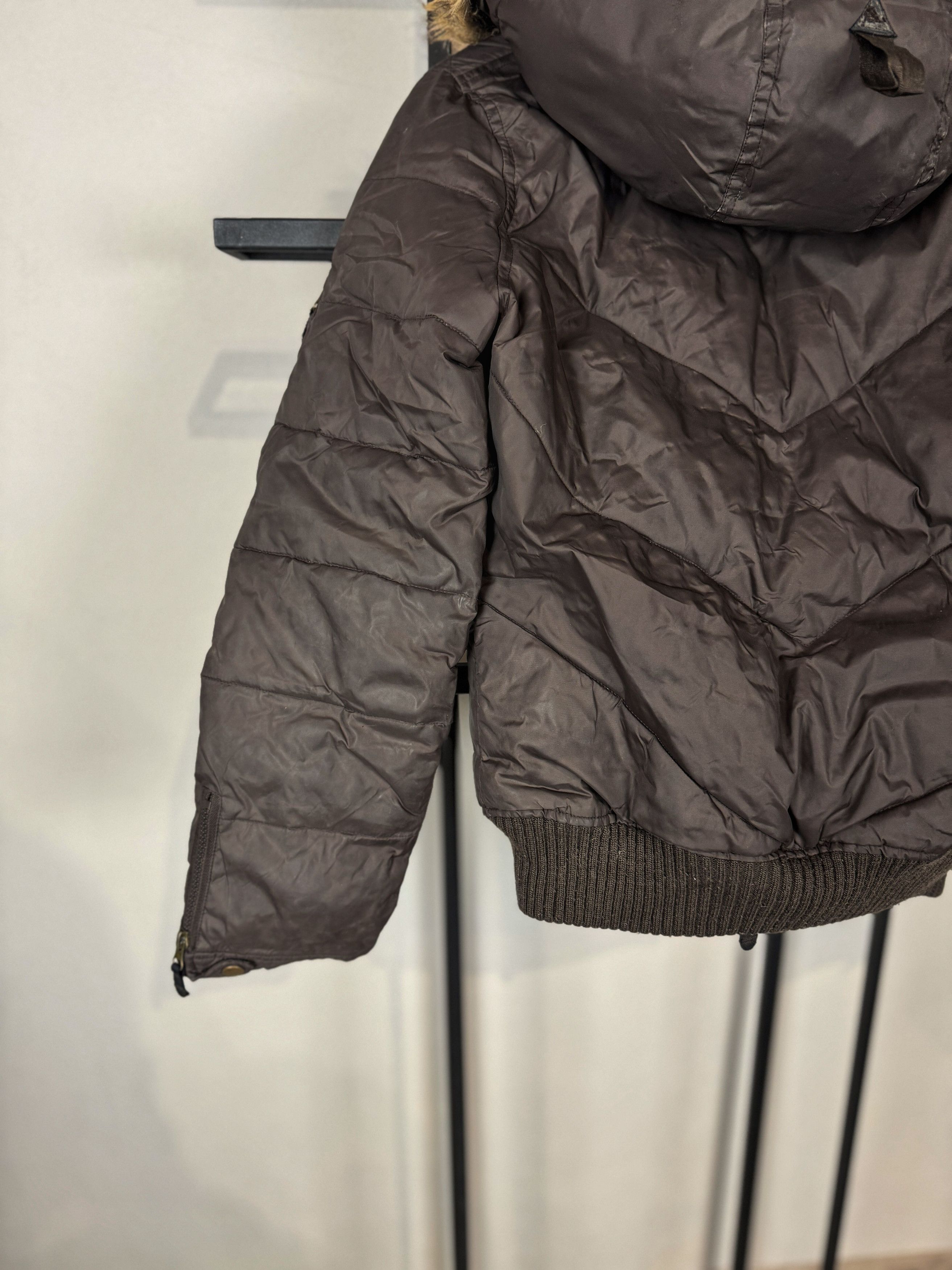 Tornado Mart 2000s Hysteric Type Cargo Fur Hooded Jacket Y2K 90s Size S Size M / US 6-8 / IT 42-44 - 5 Thumbnail