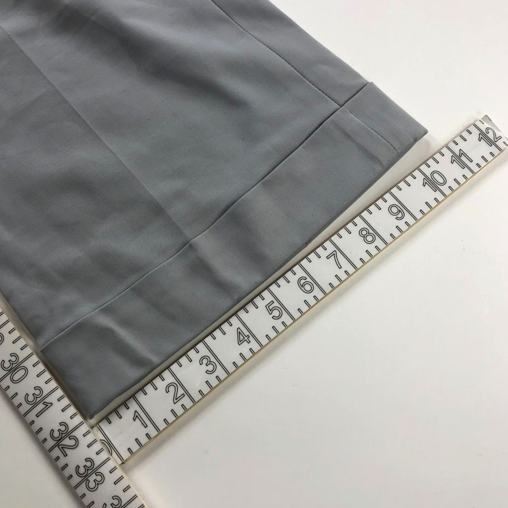 Banana Republic Banana Republic Martin Fit 14 (Fit 36W 32L) Mid Rise Cotton Dress Pants Gray Size 36" / US 14 / IT 50 - 5 Thumbnail