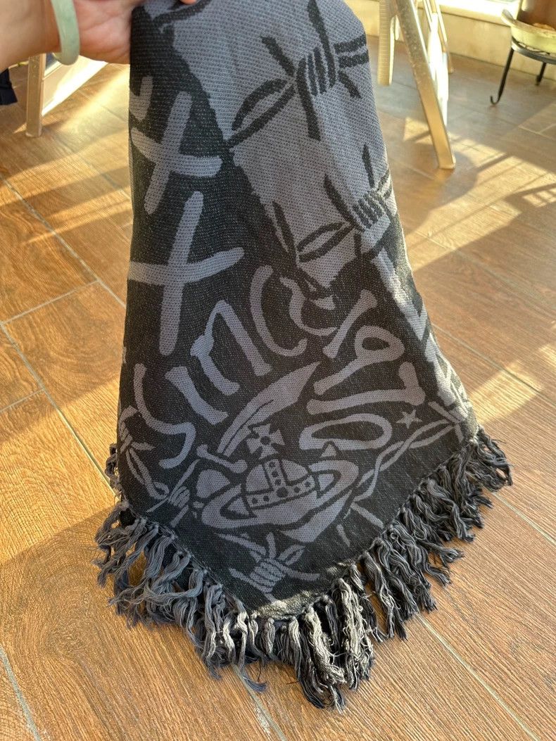 Vivienne Westwood Saturn Print Scarf - dmc