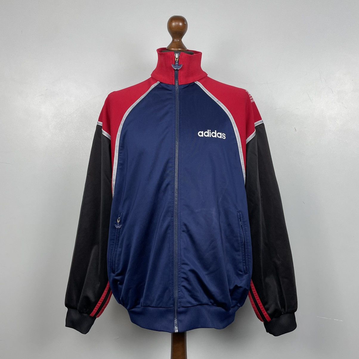 Adidas × Vintage Vintage adidas tracksuit jacket multi-logo Y2k Size US M / EU 48-50 / 2 - 2 Thumbnail
