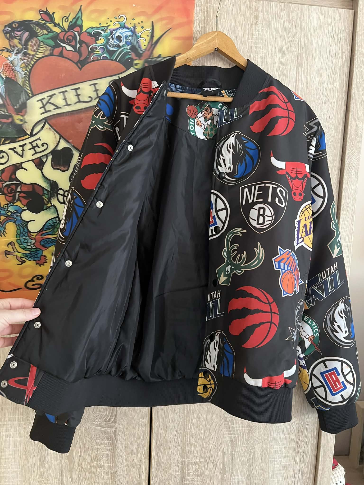 NBA NBA New Era Bomber jacket Y2k 🔥💥 Size US L / EU 52-54 / 3 - 10 Thumbnail