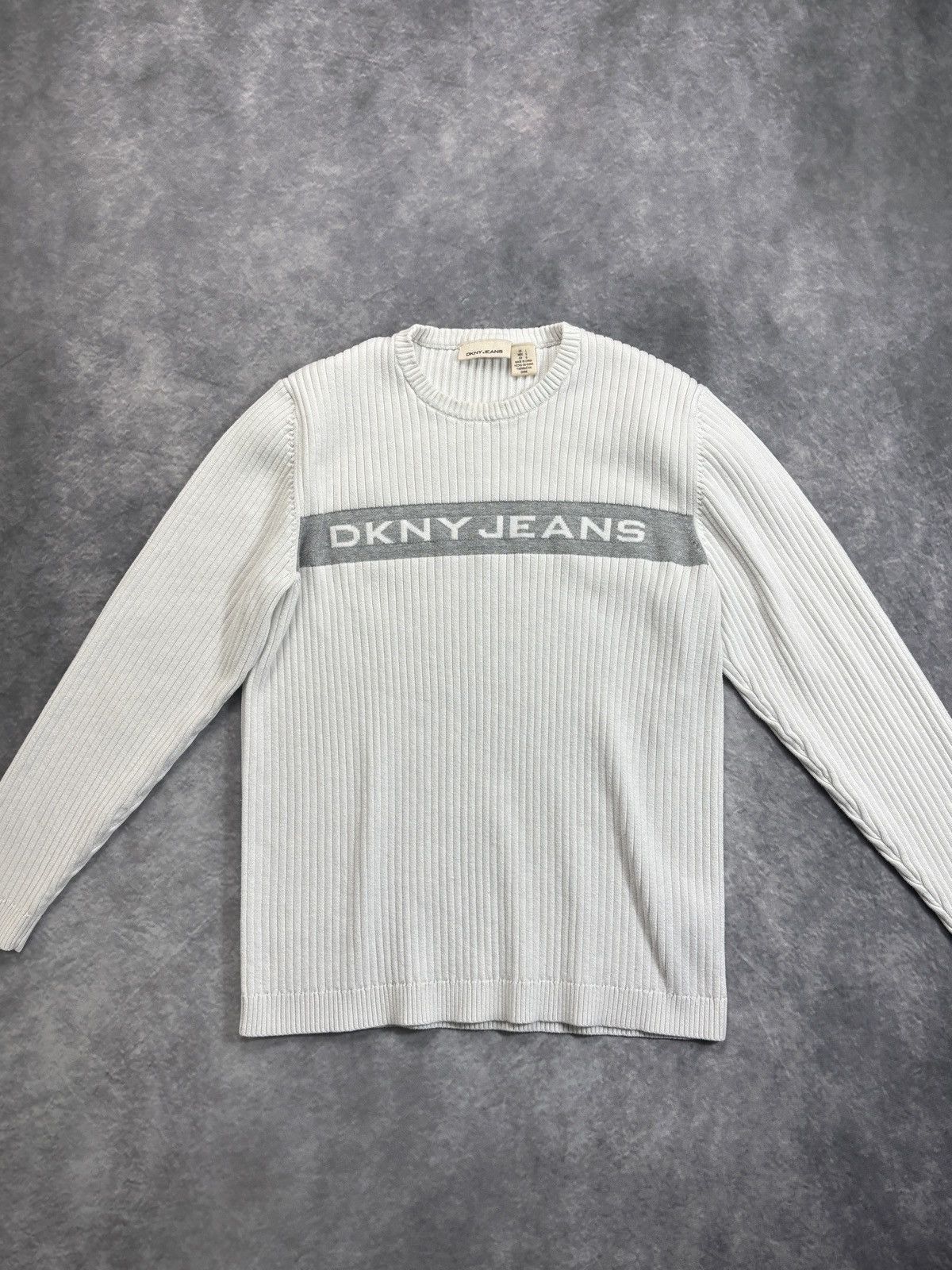 DKNY × Donna Karan × Vintage Vintage DKNY Longsleeve Shirt 1990s Donna Karan New York 00s Size US L / EU 52-54 / 3 - 2 Thumbnail