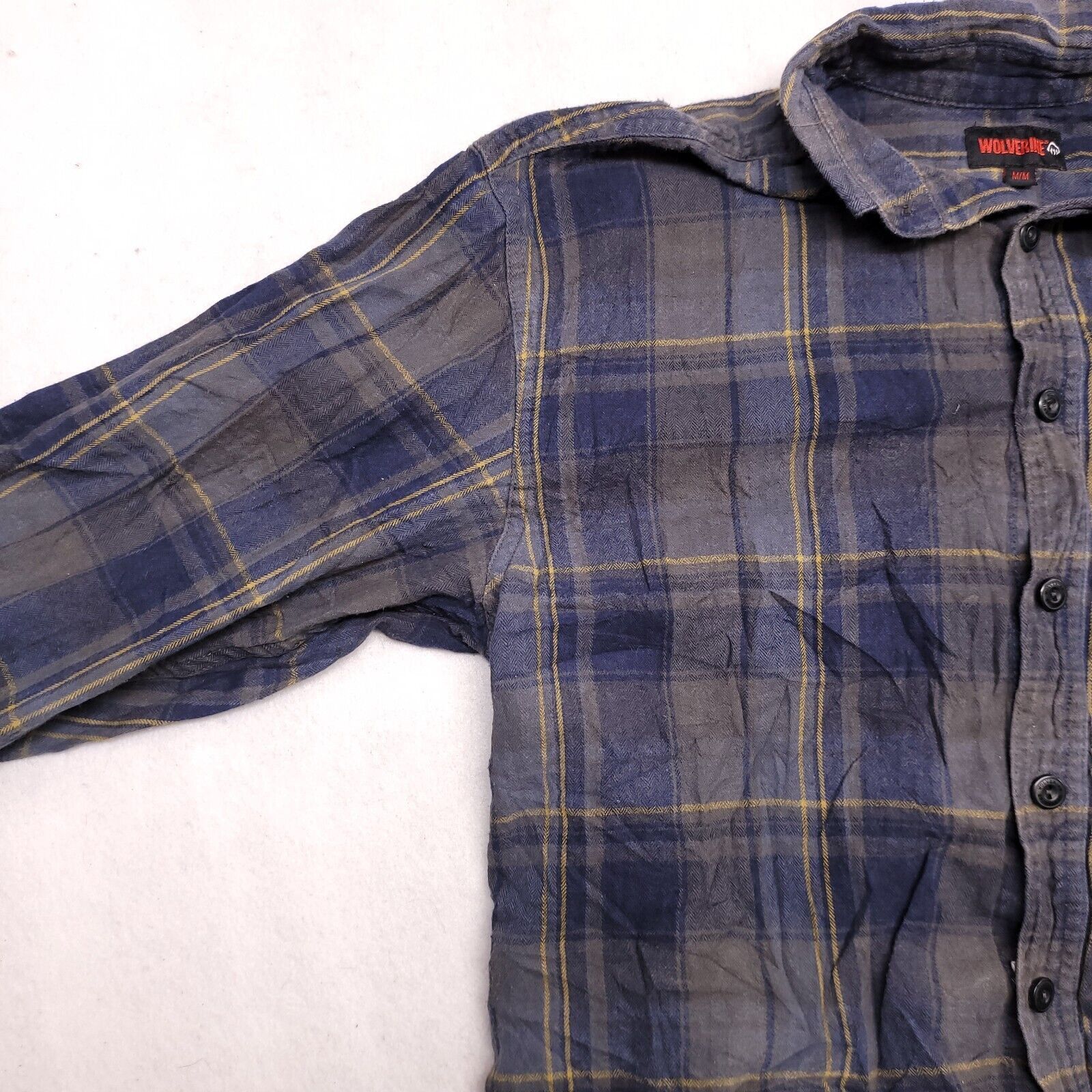 Wolverine Wolverine Madras Flannel Casual Shirt Mens Size Medium Blue Size US M / EU 48-50 / 2 - 4 Thumbnail