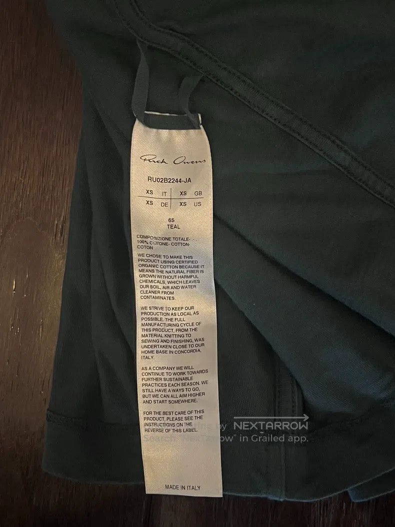 Rick Owens Rick Owens Green Short Sleeve Size US XS / EU 42 / 0 - 2 Thumbnail