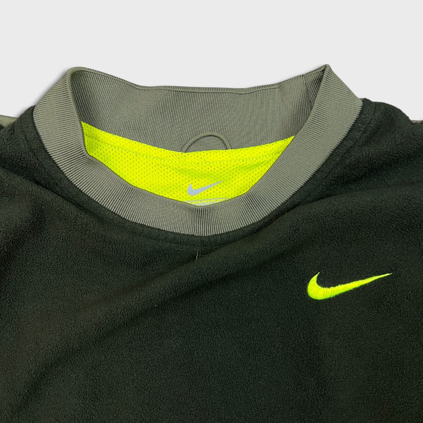 Nike × Vintage Nike Sportswear Fleece Medium Embroidered Swoosh Sweatshirt Size US M / EU 48-50 / 2 - 2 Thumbnail