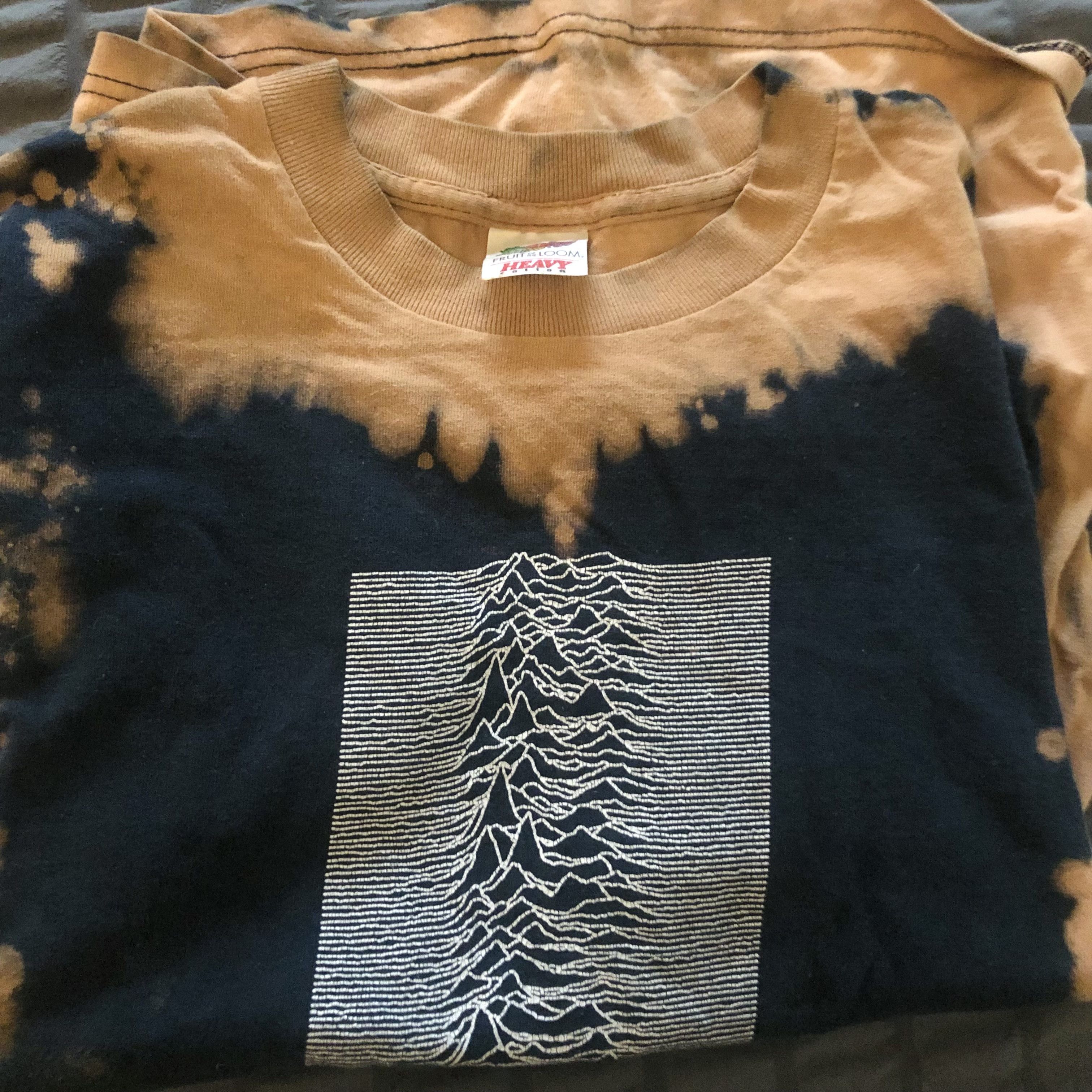 Vintage Vintage Bleach Tie Dye Joy Division T Shirt 2002 Size US XS / EU 42 / 0 - 5 Thumbnail